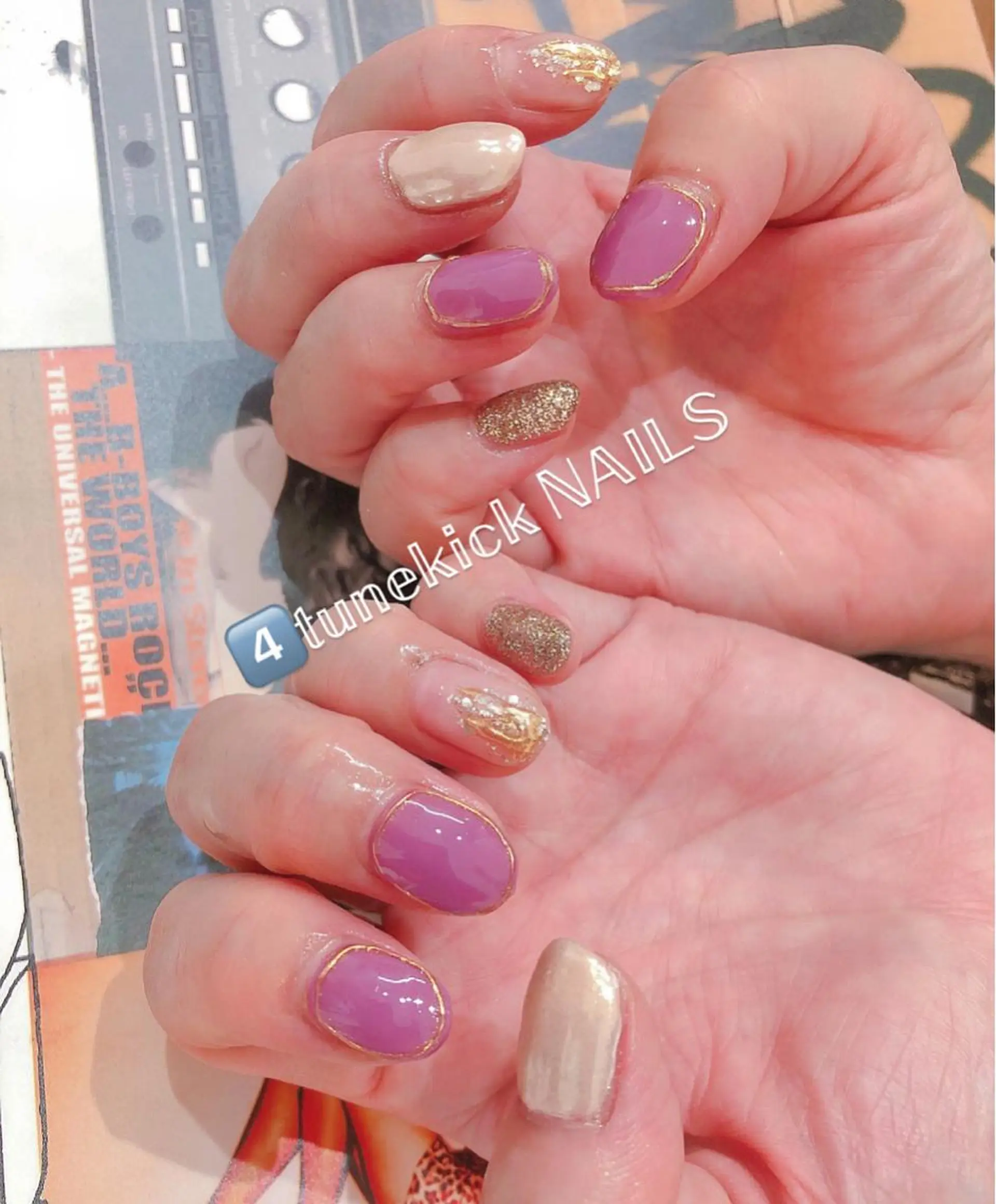 ネイル 4tunekick NAILS(フォーチュンキックネイルズ)所属・星野 淳子のネイルデザイン