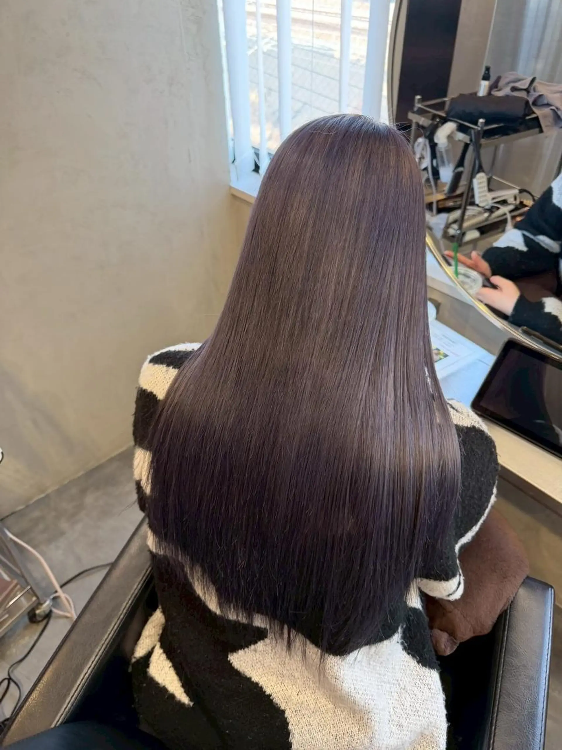 ロング カラー 谷岡 沙也佳のヘアスタイル