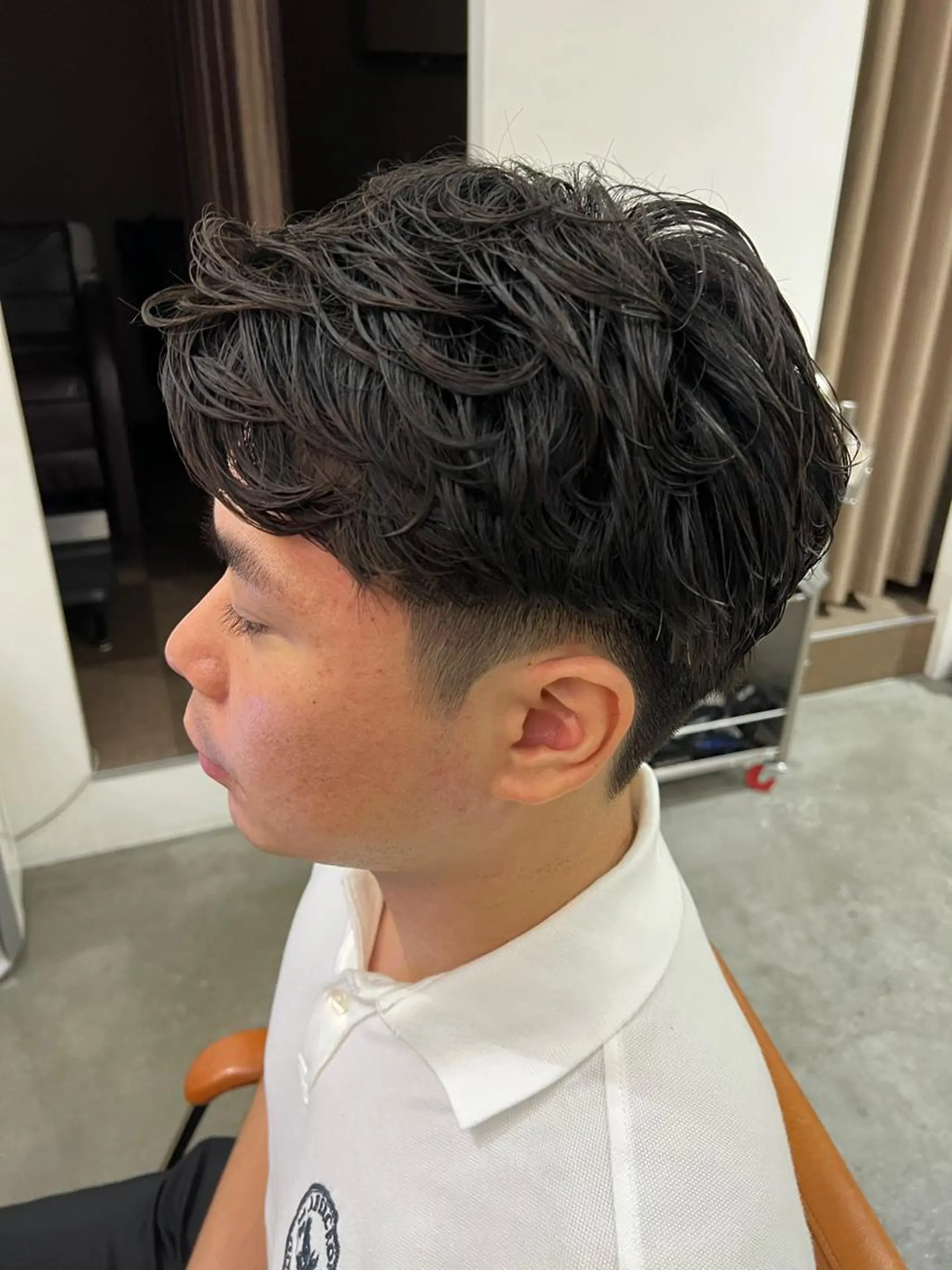 パーマ メンズ 🌷ショートレイヤー ヘッドスパ🌷鈴木のヘアスタイル