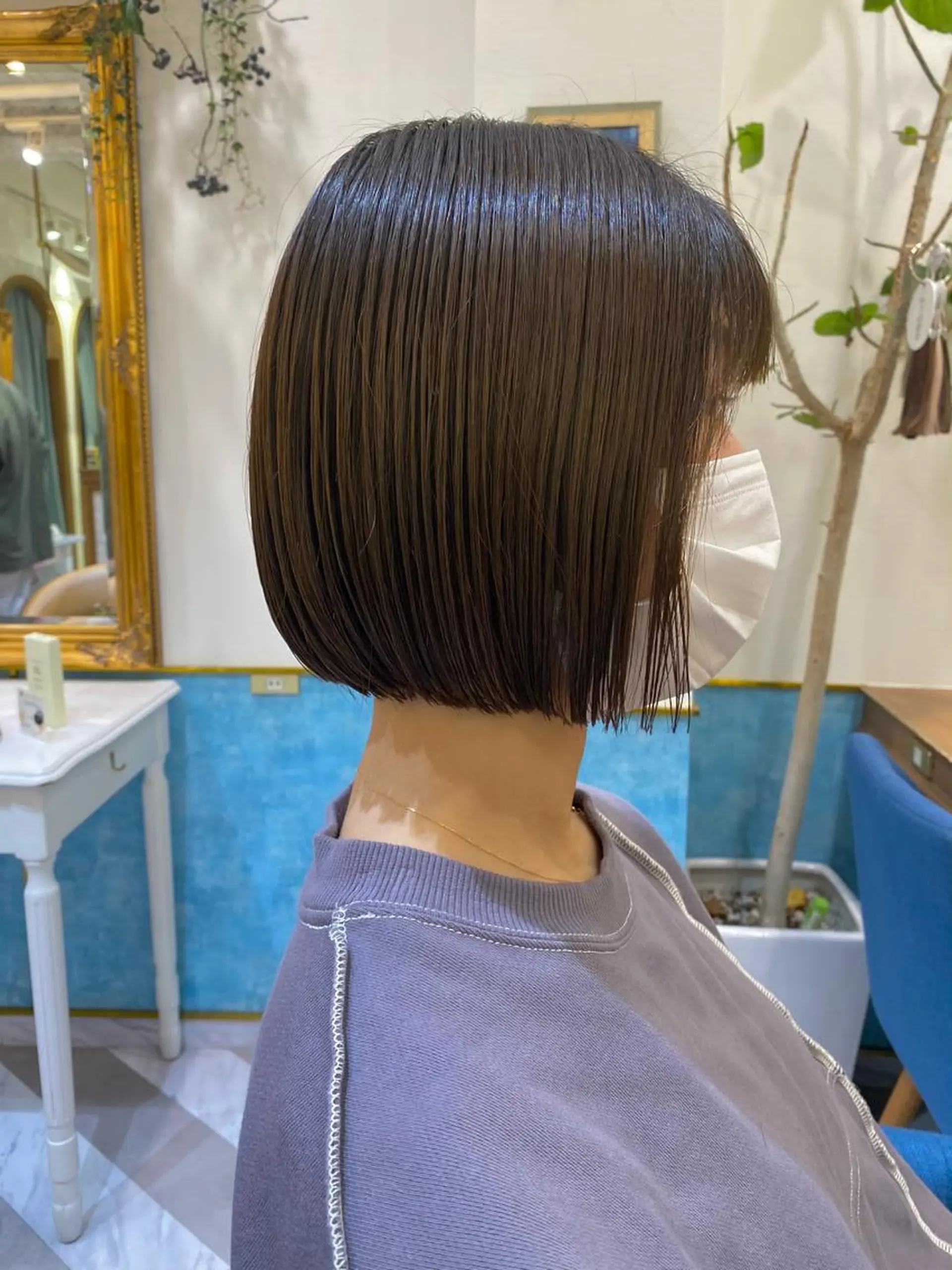 ショート ボブ カット トリートメント レイヤーと顔まわり 大好き❣️関口拓馬のヘアスタイル