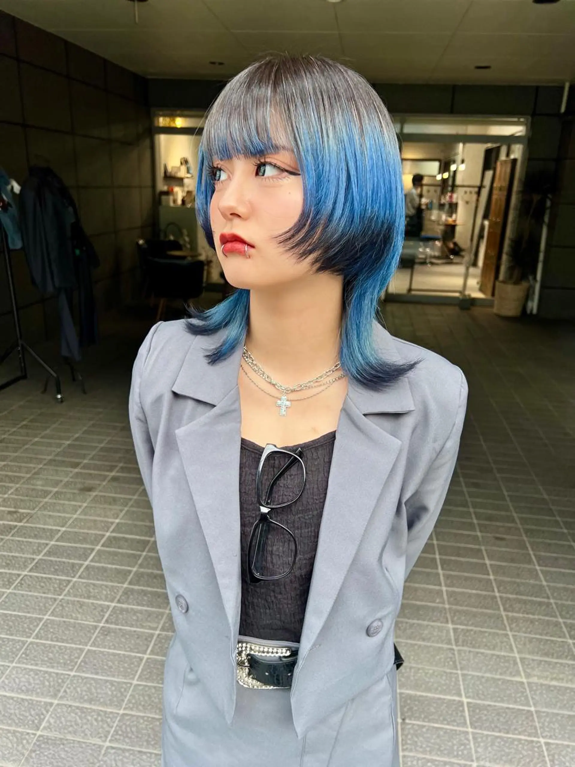 ショート 【ロングウルフカット 姫カット】伊藤裕哉のヘアスタイル