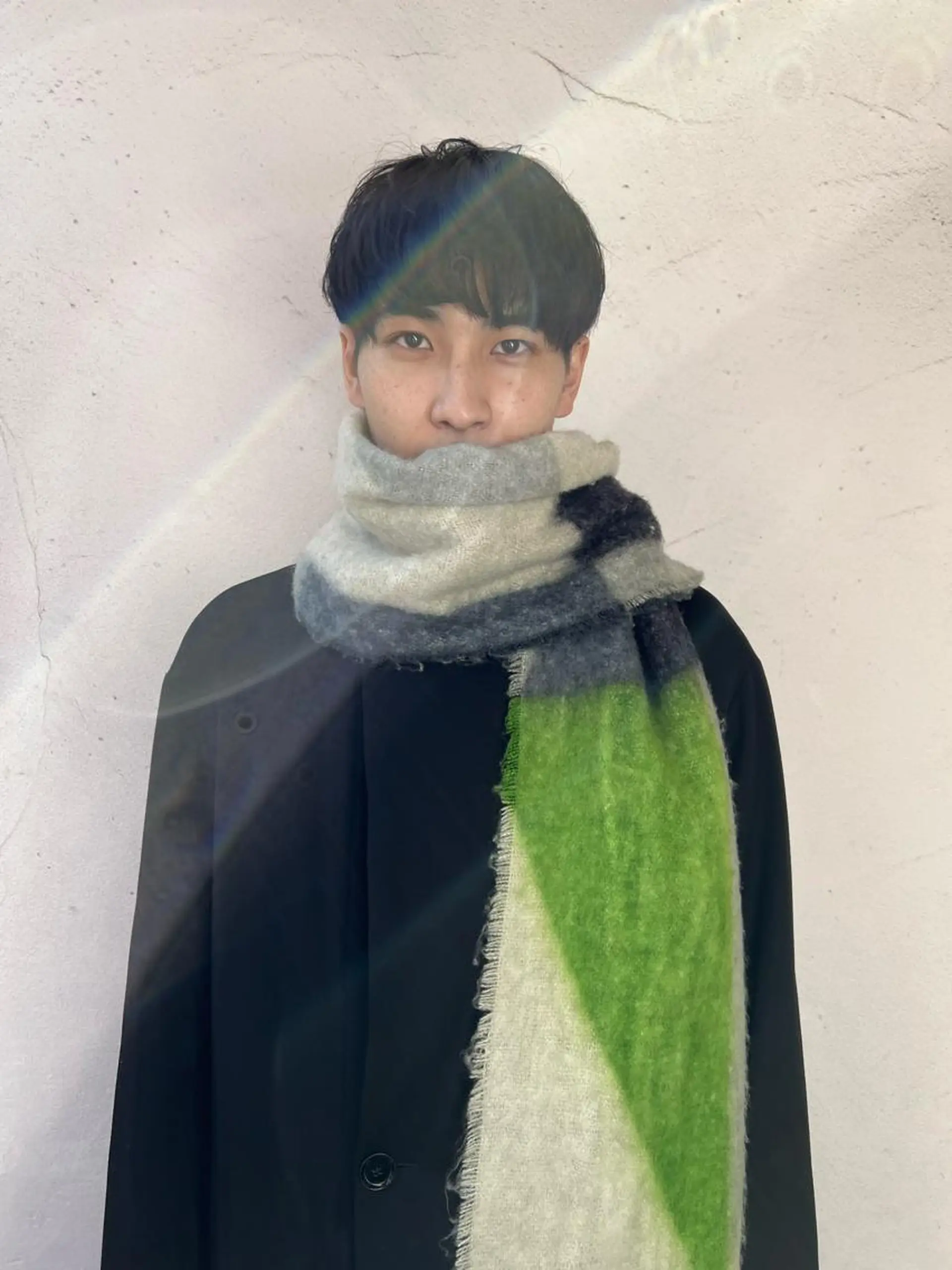 ミディアム メンズ カット ラフショートブリー チカラー⚡️リュウジのヘアスタイル