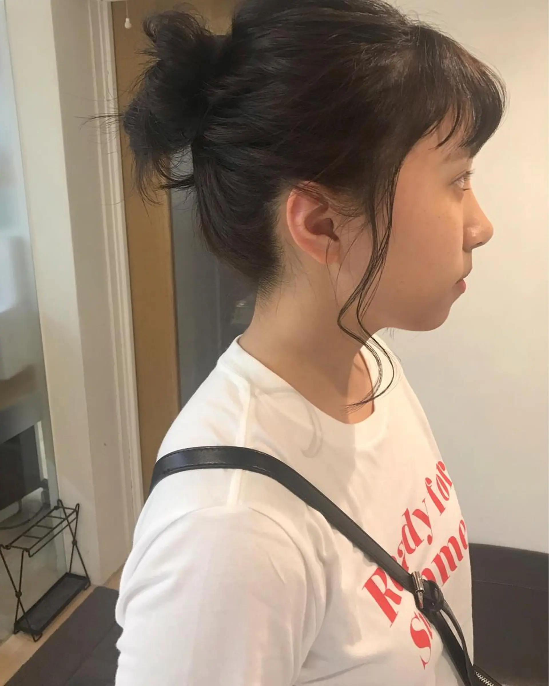 ミディアム ヘアアレンジ クニモトハルナ ボブ/柔らかカラーのヘアスタイル