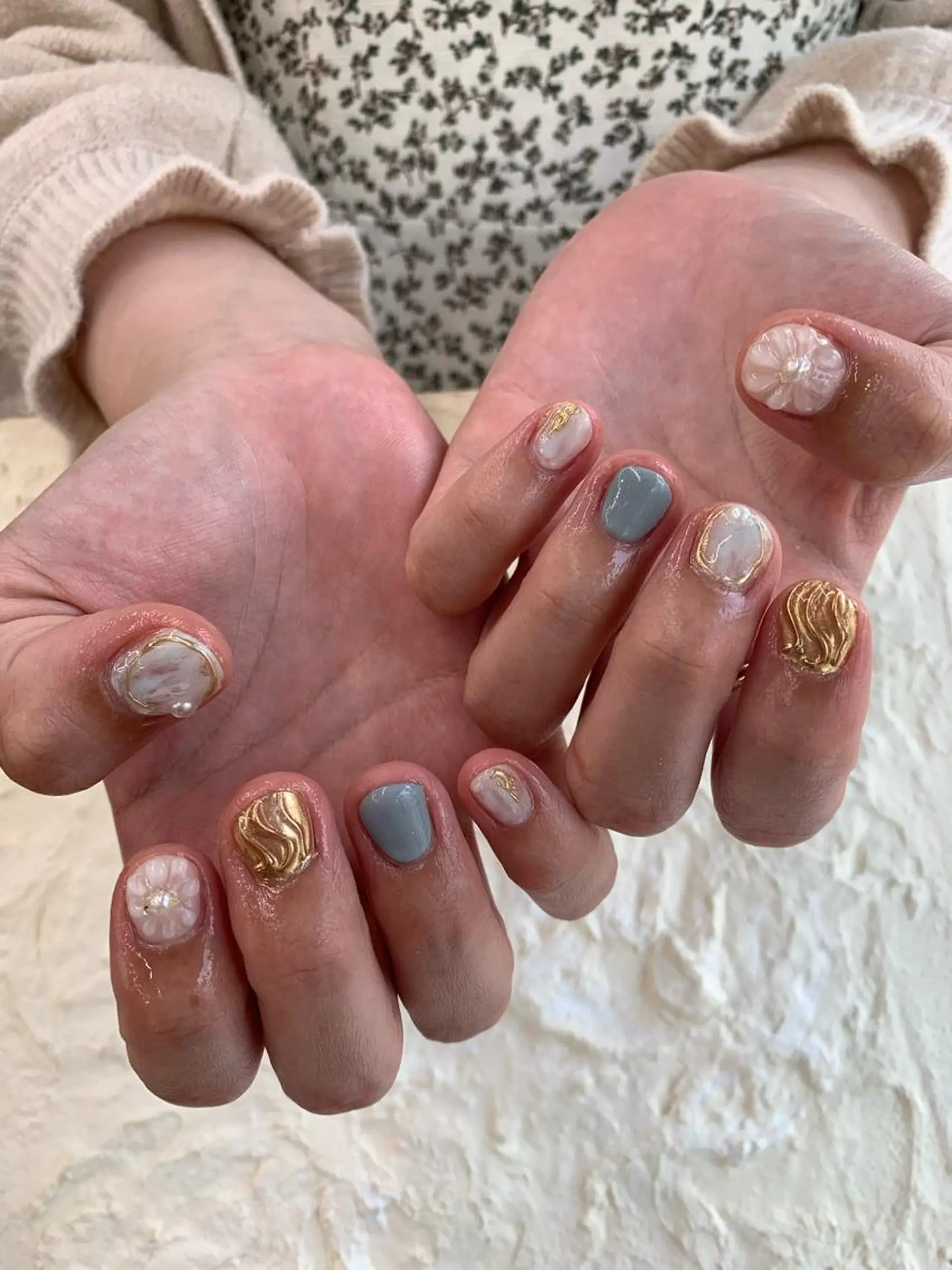 ネイル ぷっくりネイル マキノ ユイのネイルデザイン