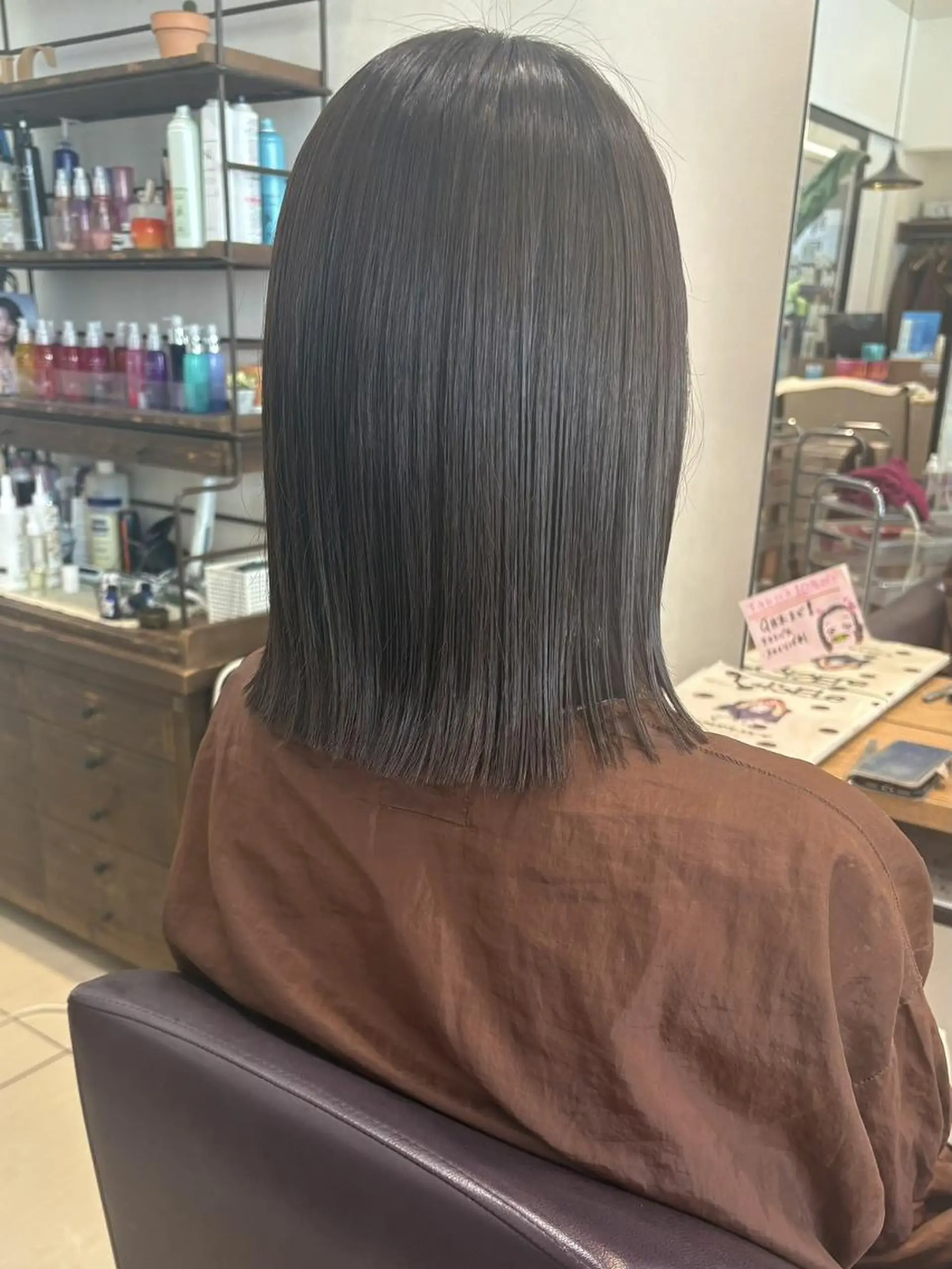 ミディアム BbyC justbeautyのヘアスタイル