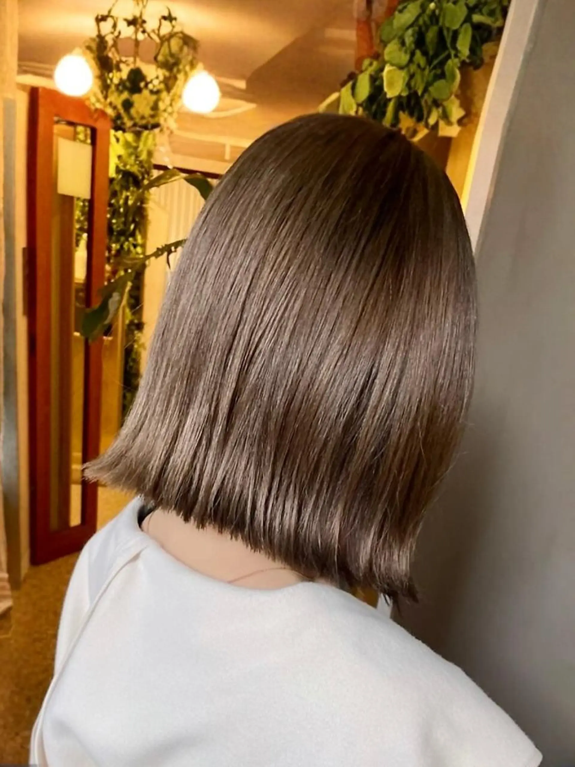 ロング ハイライト 髪質改善 韓国風ヘア レイヤーカット 小顔カット カット ヘアカラー トリートメント TIGRE for hairのヘアスタイル