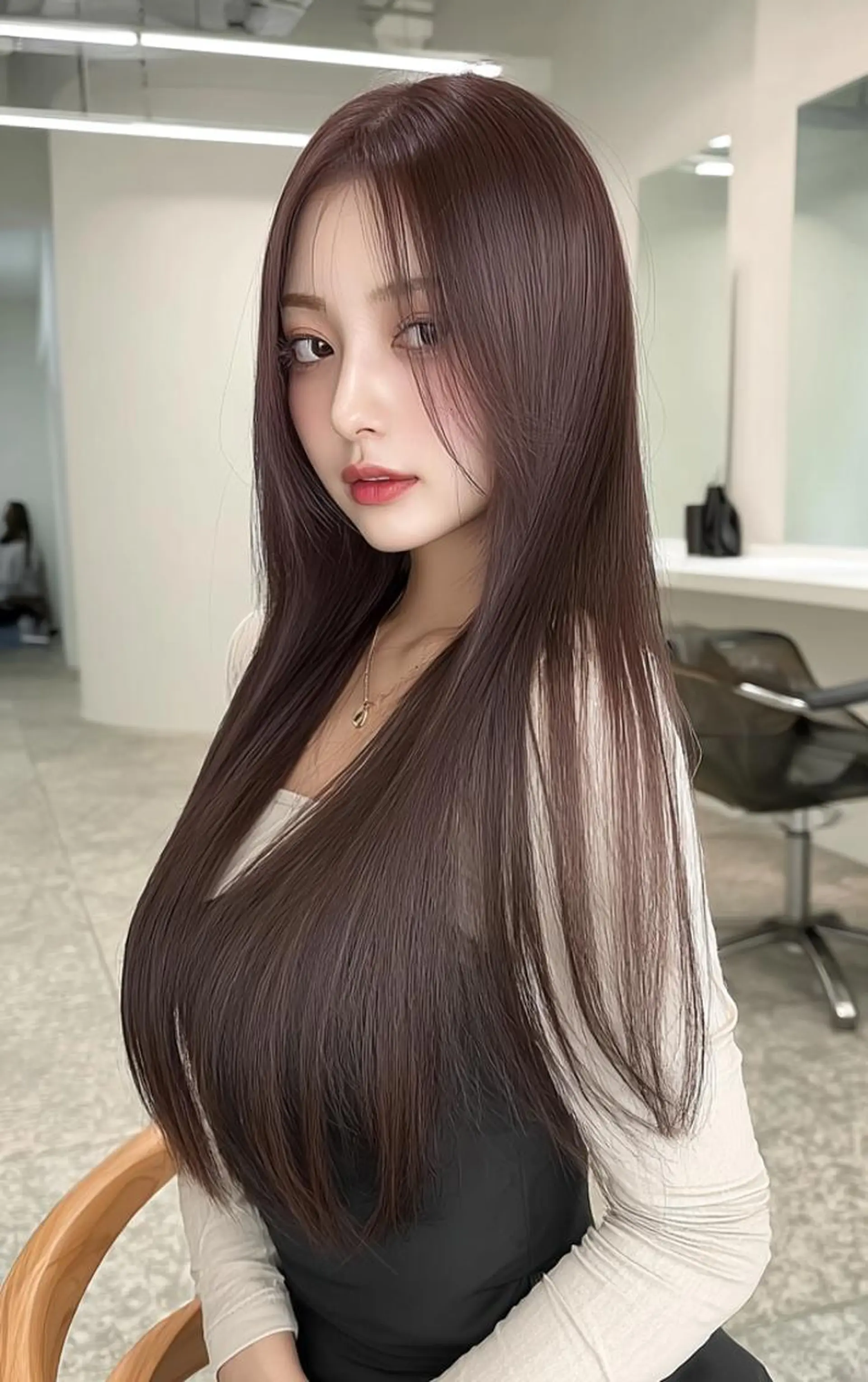 ロング 髪質改善 縮毛矯正 カット 縮毛矯正 美髪メニュー特化✨️ ひなののヘアスタイル