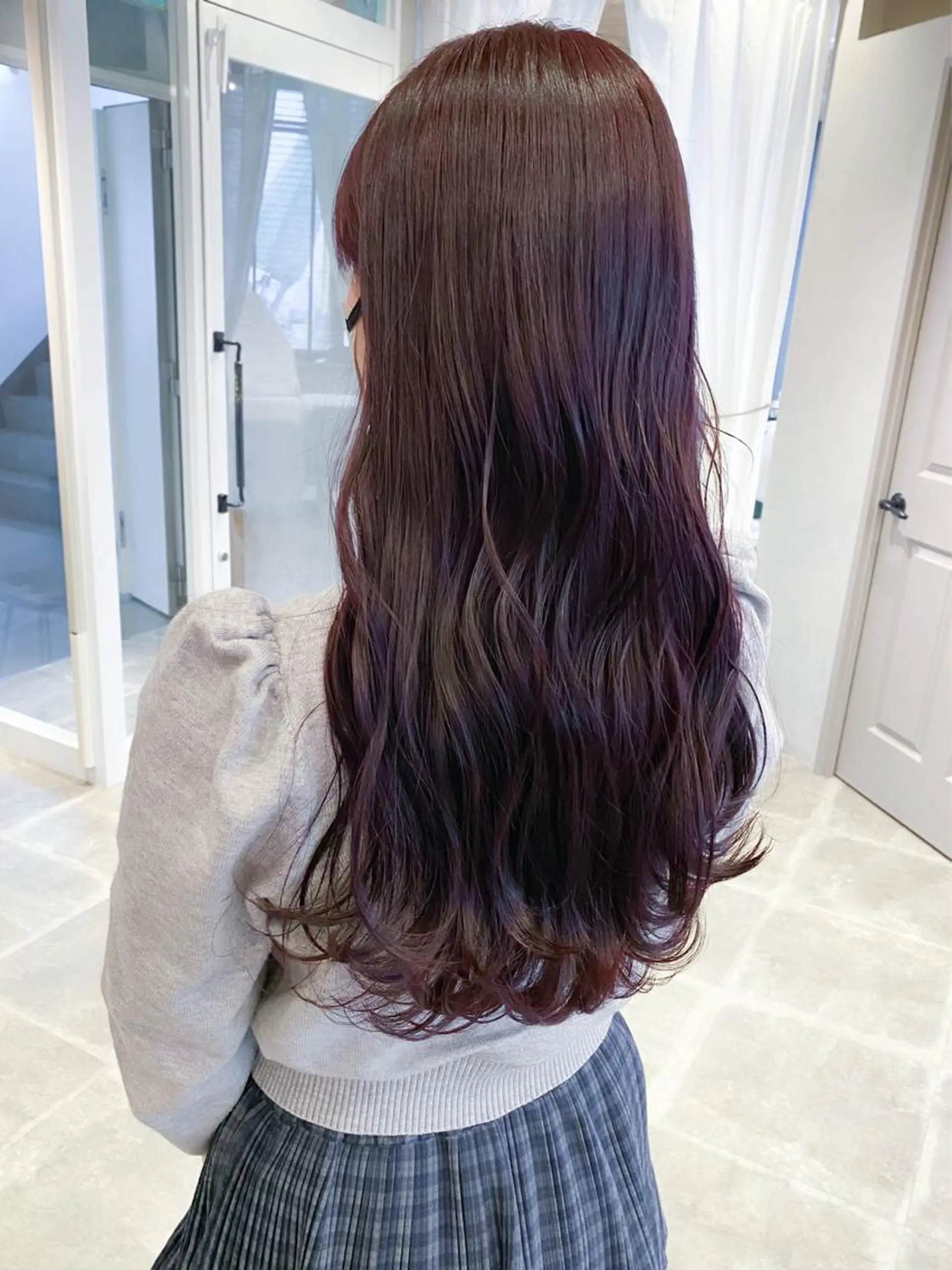 ロング カラー ローズカラー カット ヘアカラー トリートメント 丹羽 隼人/髪質改善 /韓国ヘア🇰🇷のヘアスタイル