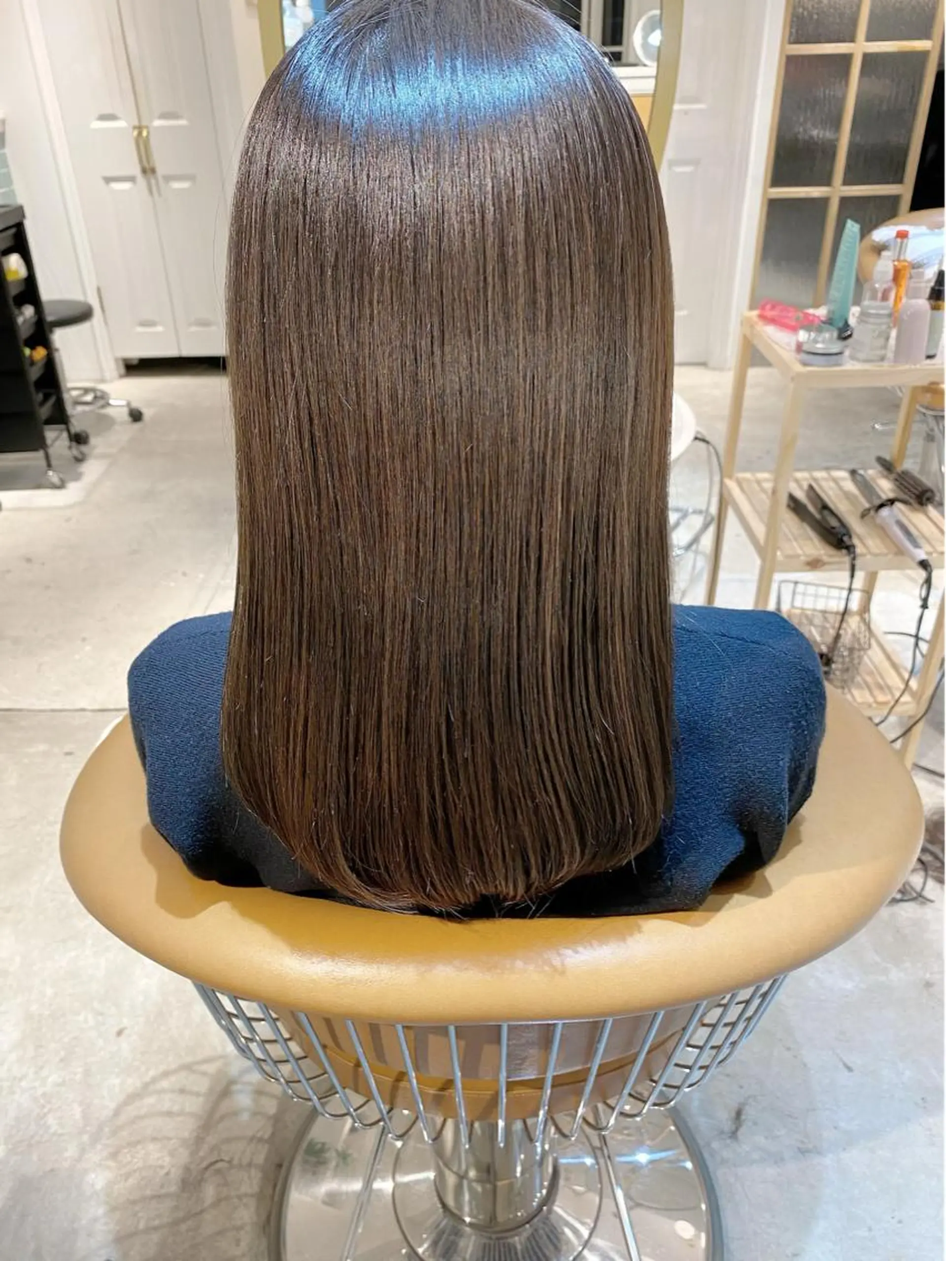 カラー パーマ カット ヘアカラー 縮毛矯正 トリートメント 縮毛矯正/髪質改善 表参道/千田大地のヘアスタイル