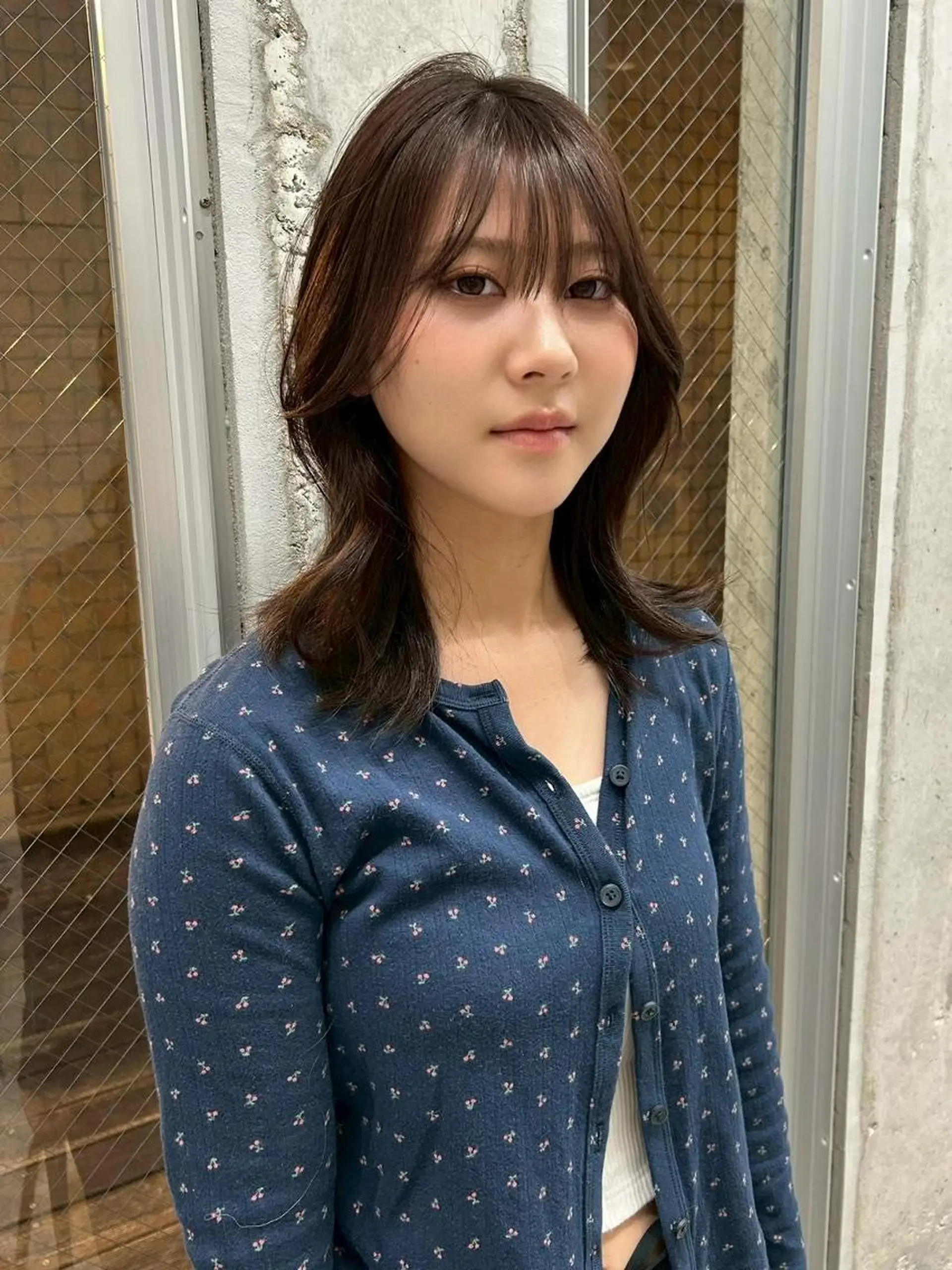 カラー ミディアム ブリーチ ブラウンカラー 透明感カラー ブリーチなしカラー ヘアカラー トリートメント 透明感、柔らかカラー ♡トレンドカラー♡のヘアスタイル