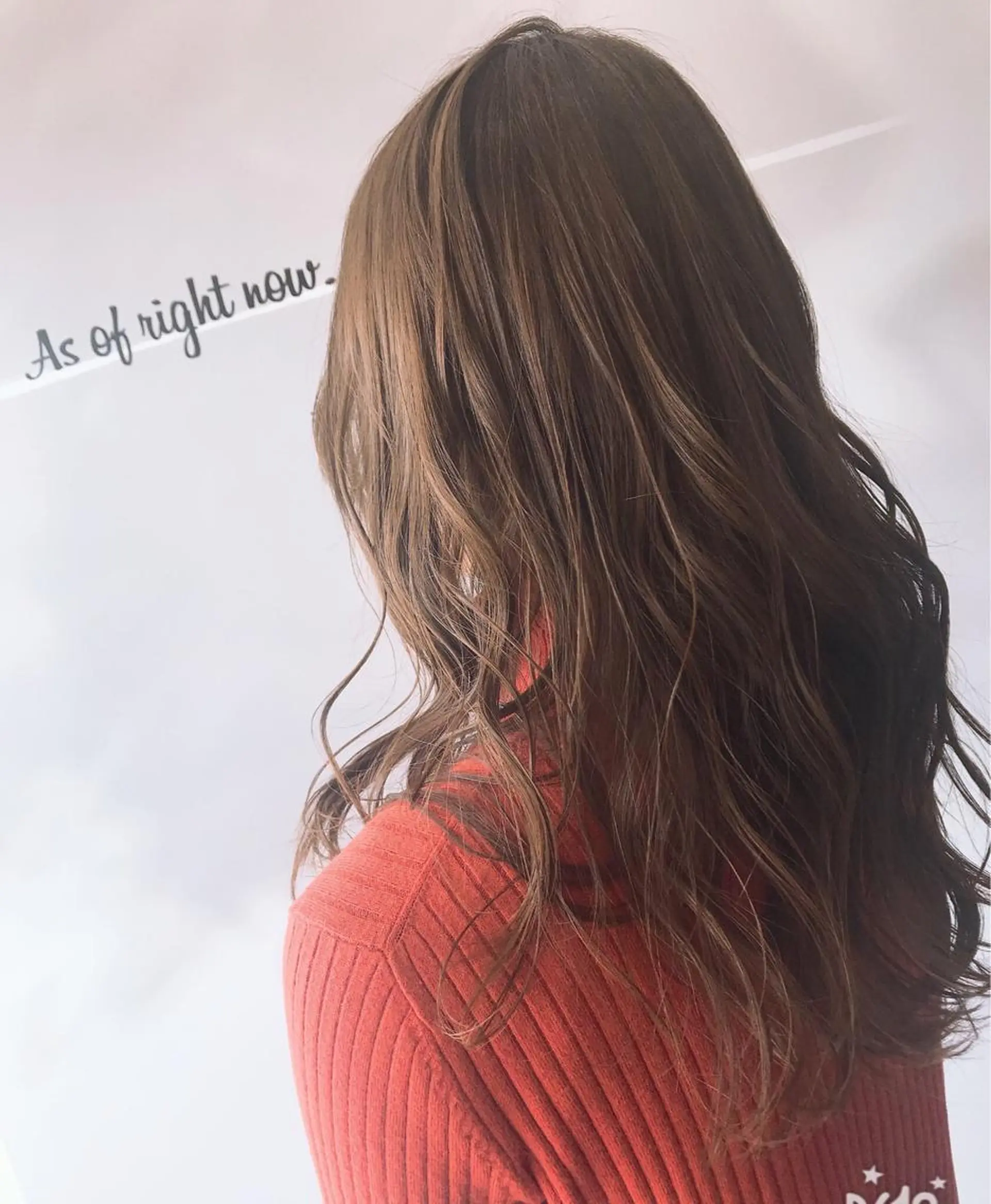 ロング カラー パーマ ヘアアレンジ メンズ キッズ ネイル マツエク・マツパ アッシュ ベージュカラー 福壽 優奈のヘアスタイル