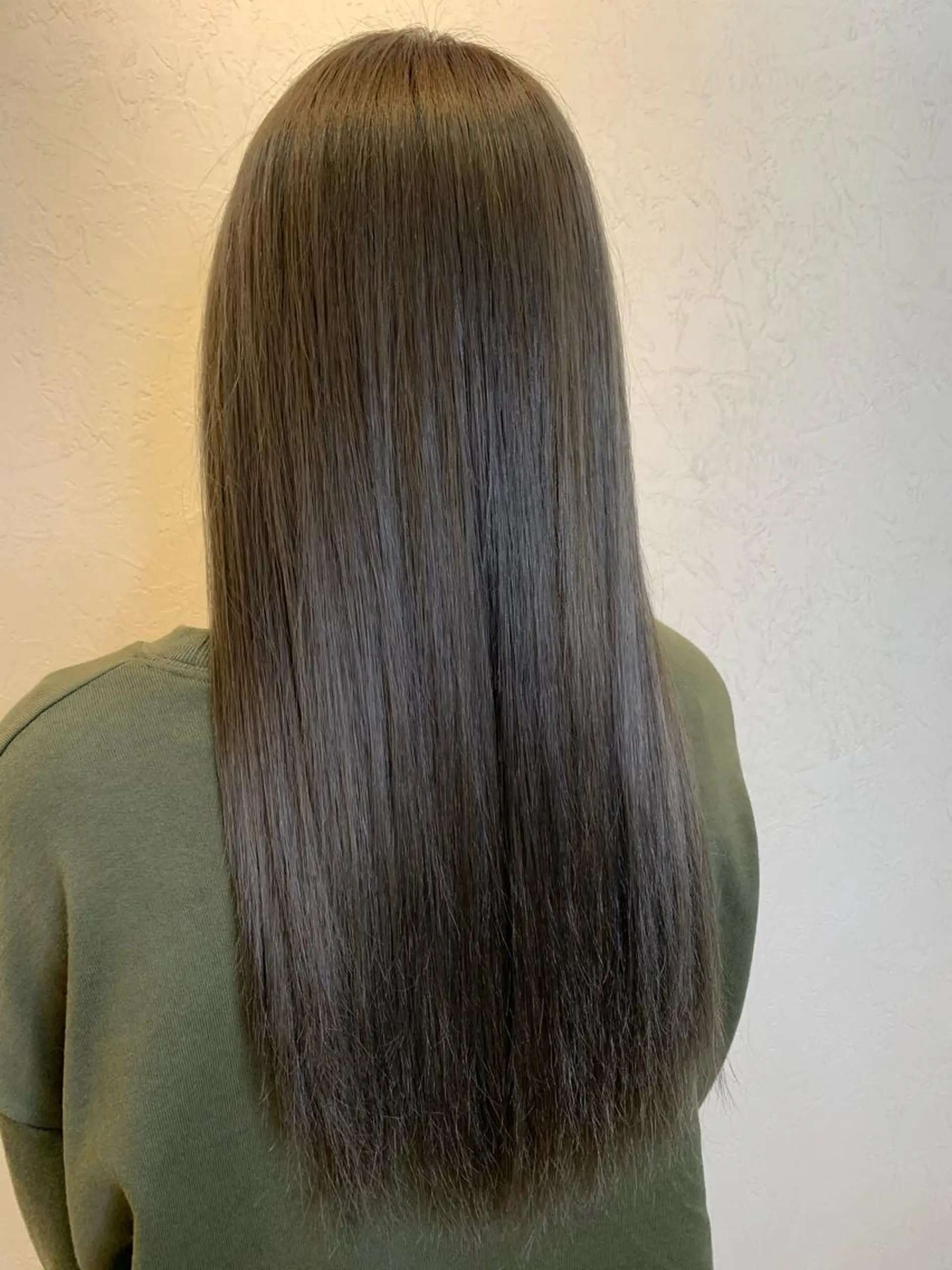 ロング ヨシンモリ ロング 縮毛矯正 ヘアカラー トリートメント ⭐️N° blao 名古屋栄【髪質改善】のヘアスタイル