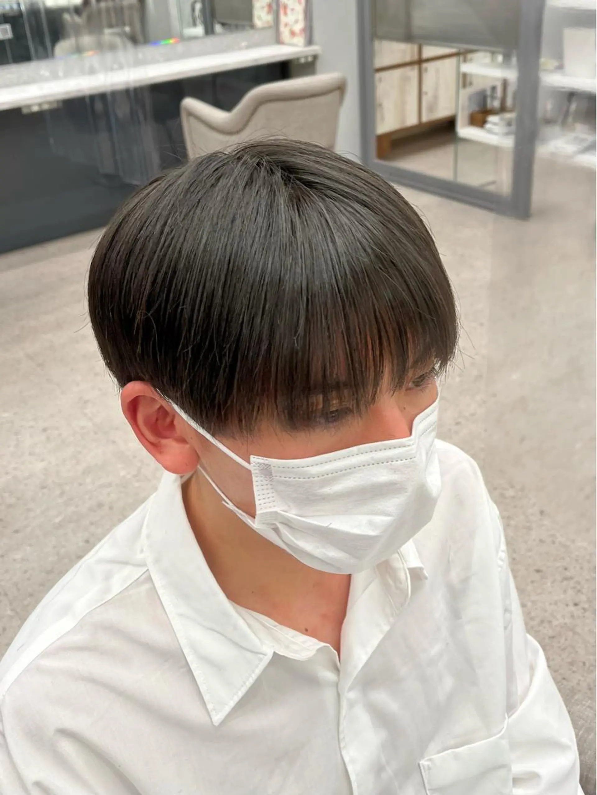 メンズ マッシュ メンズパーマ シースルーマッシュ メンズ特化美容師/ 新井　洸太のヘアスタイル