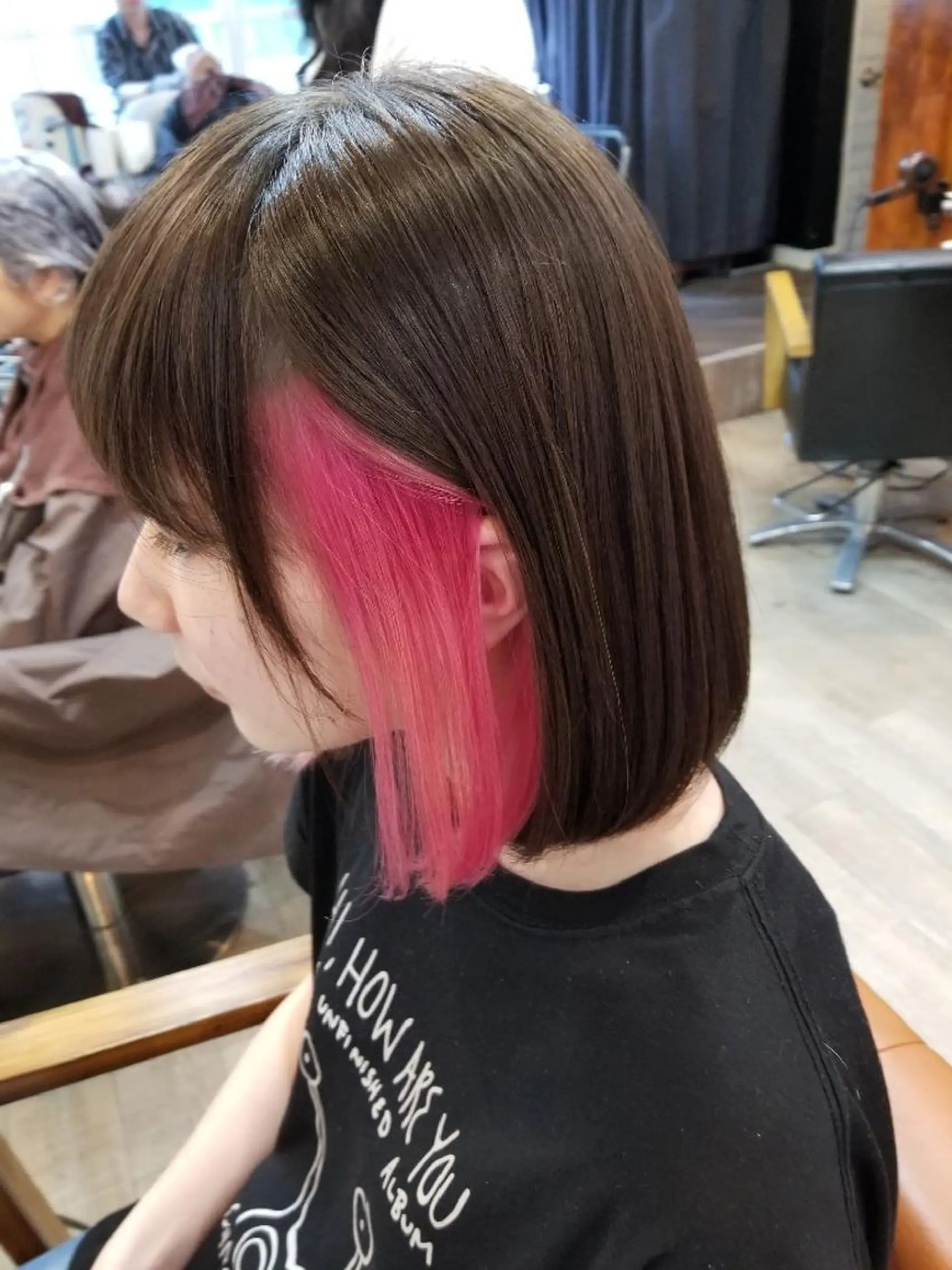 ショート カラー ヘアカラー bathair 持田侑祐のヘアスタイル