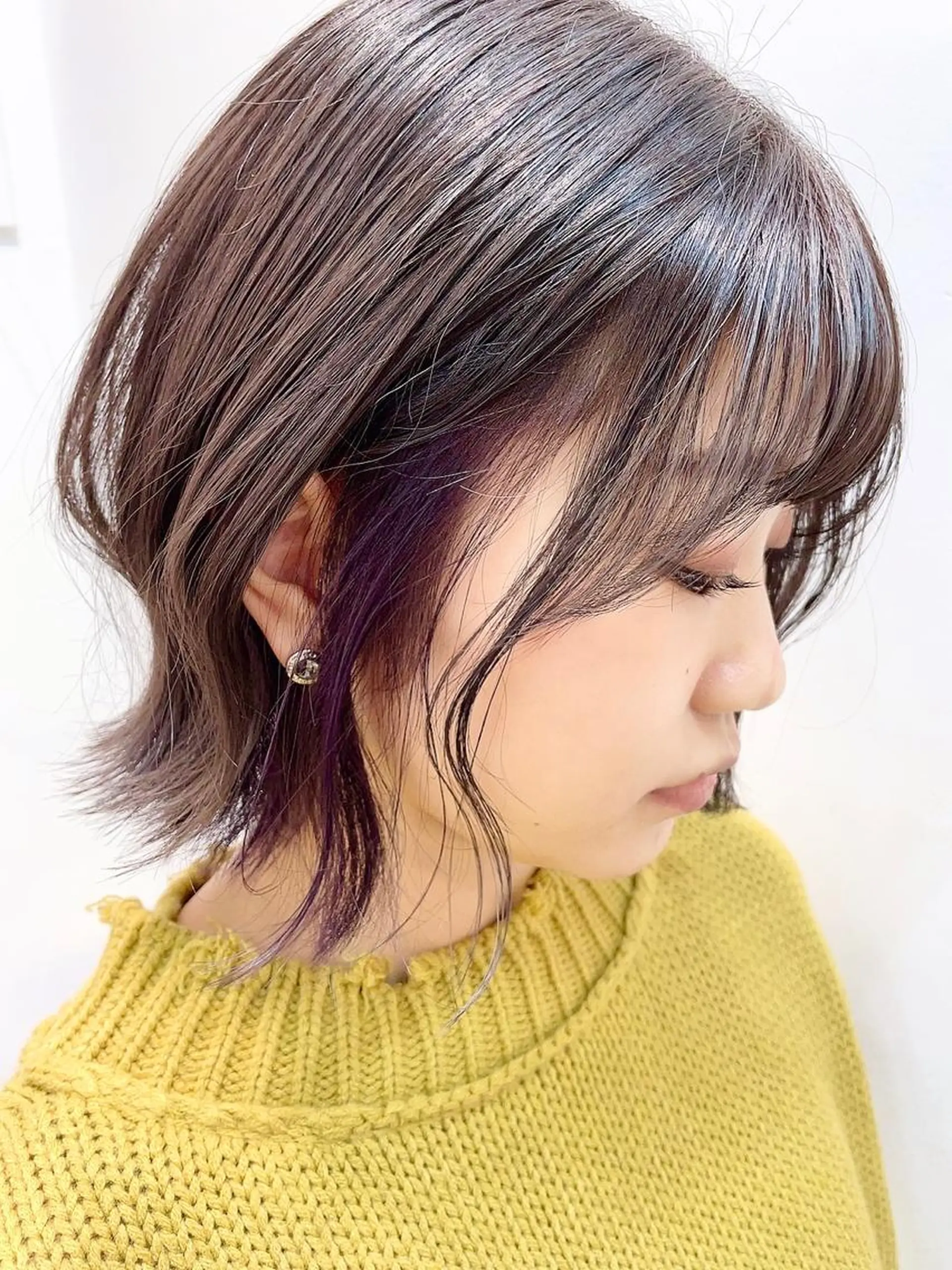 ショート カラー ブリーチ インナーカラー トリートメント Lowha_ageo 💐Fuzukiのヘアスタイル