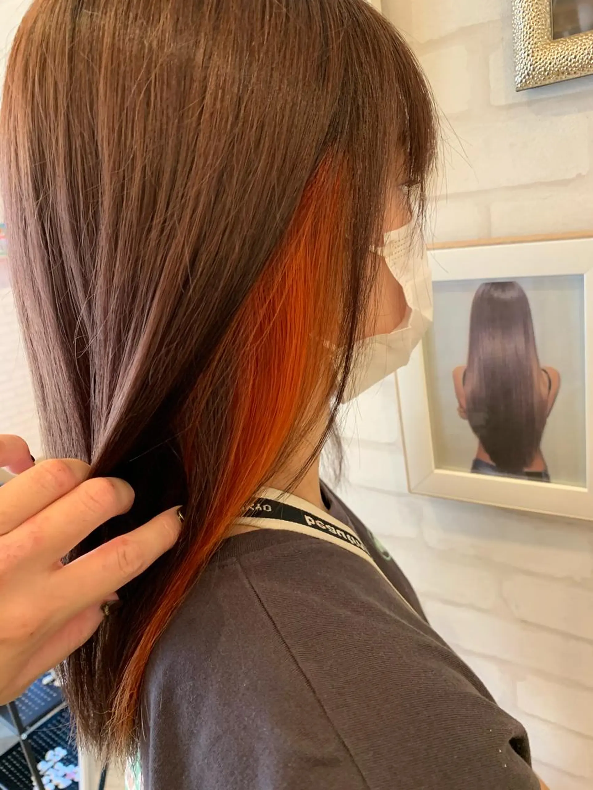 ミディアム カラー ブラウンカラー オレンジ オレンジブラウン Gain Nanamiのエステ・リラクイメージ