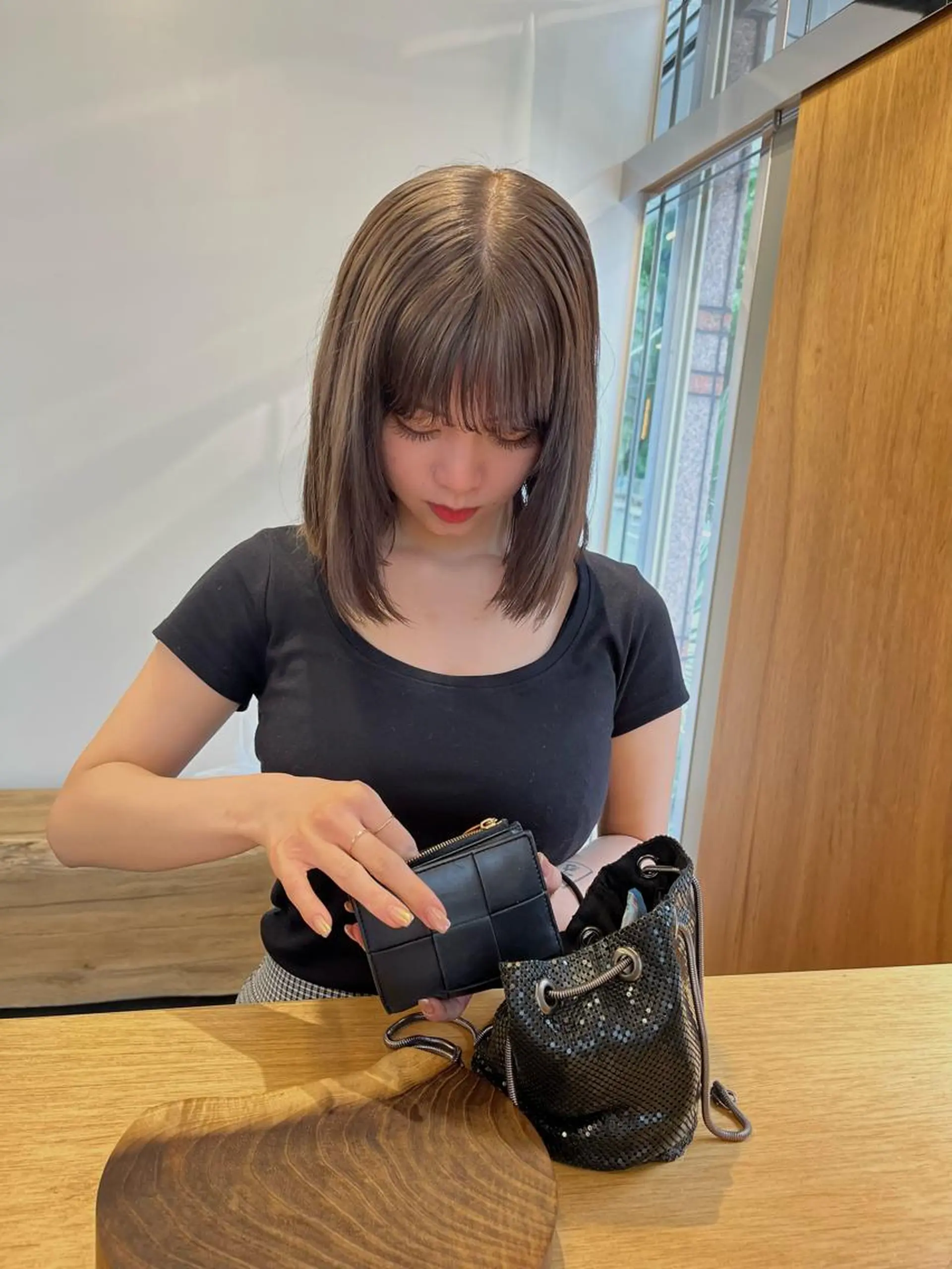 ミディアム カラー デザインカラー🥂 YUKAのヘアスタイル