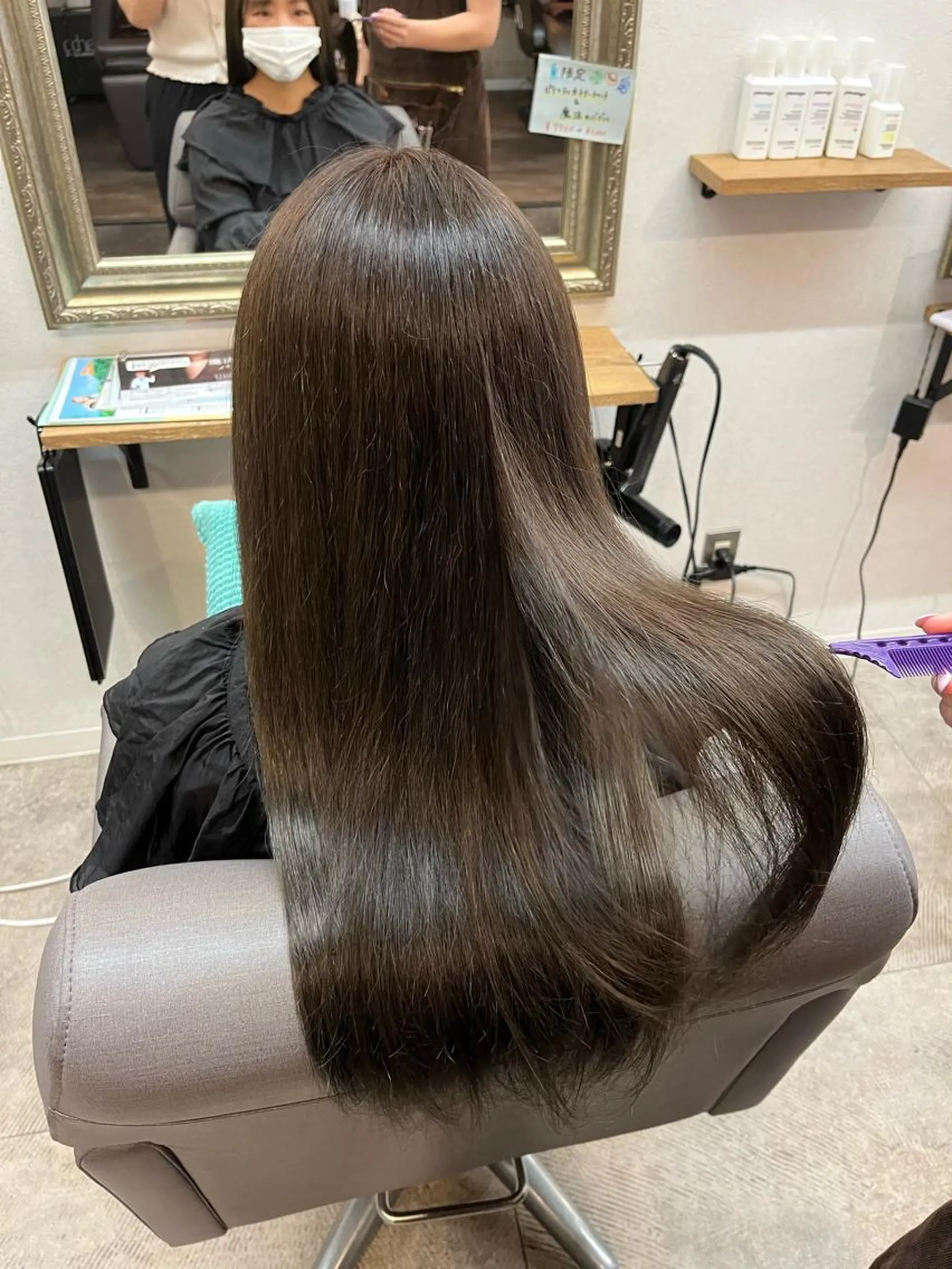 ロング トリートメント 福本 光のヘアスタイル