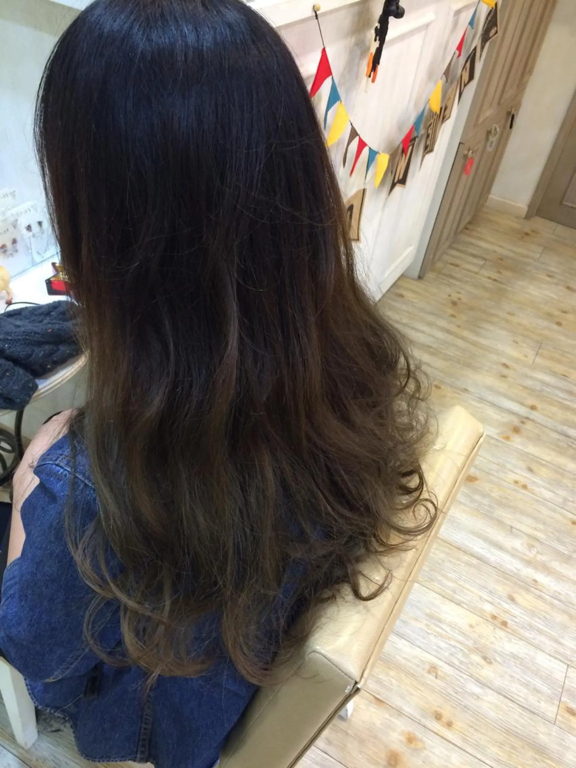 ロング カラー 平内 賢人のヘアスタイル