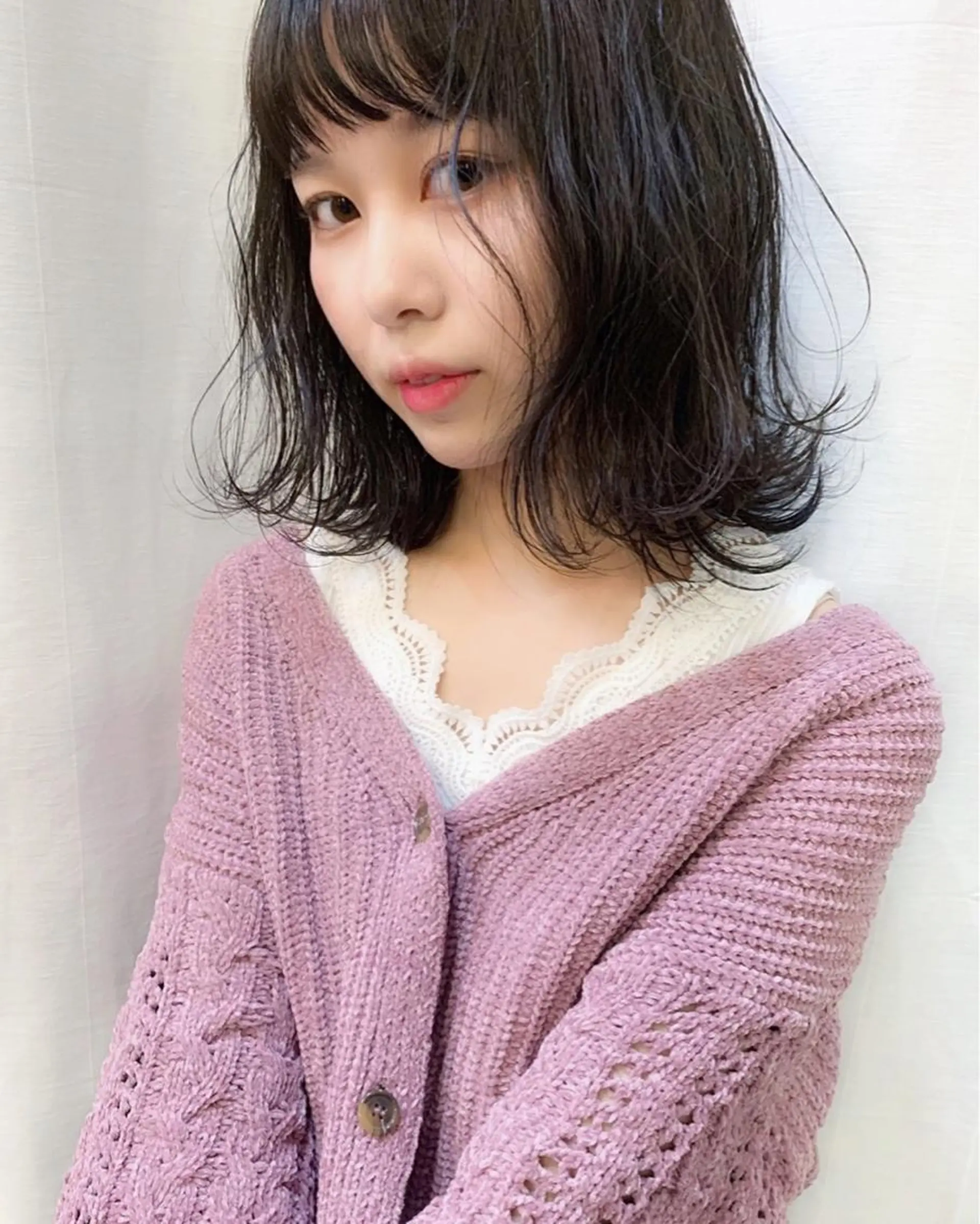 ミディアム カラー ブルーカラー ブルージュ 古賀 侑磨のヘアスタイル