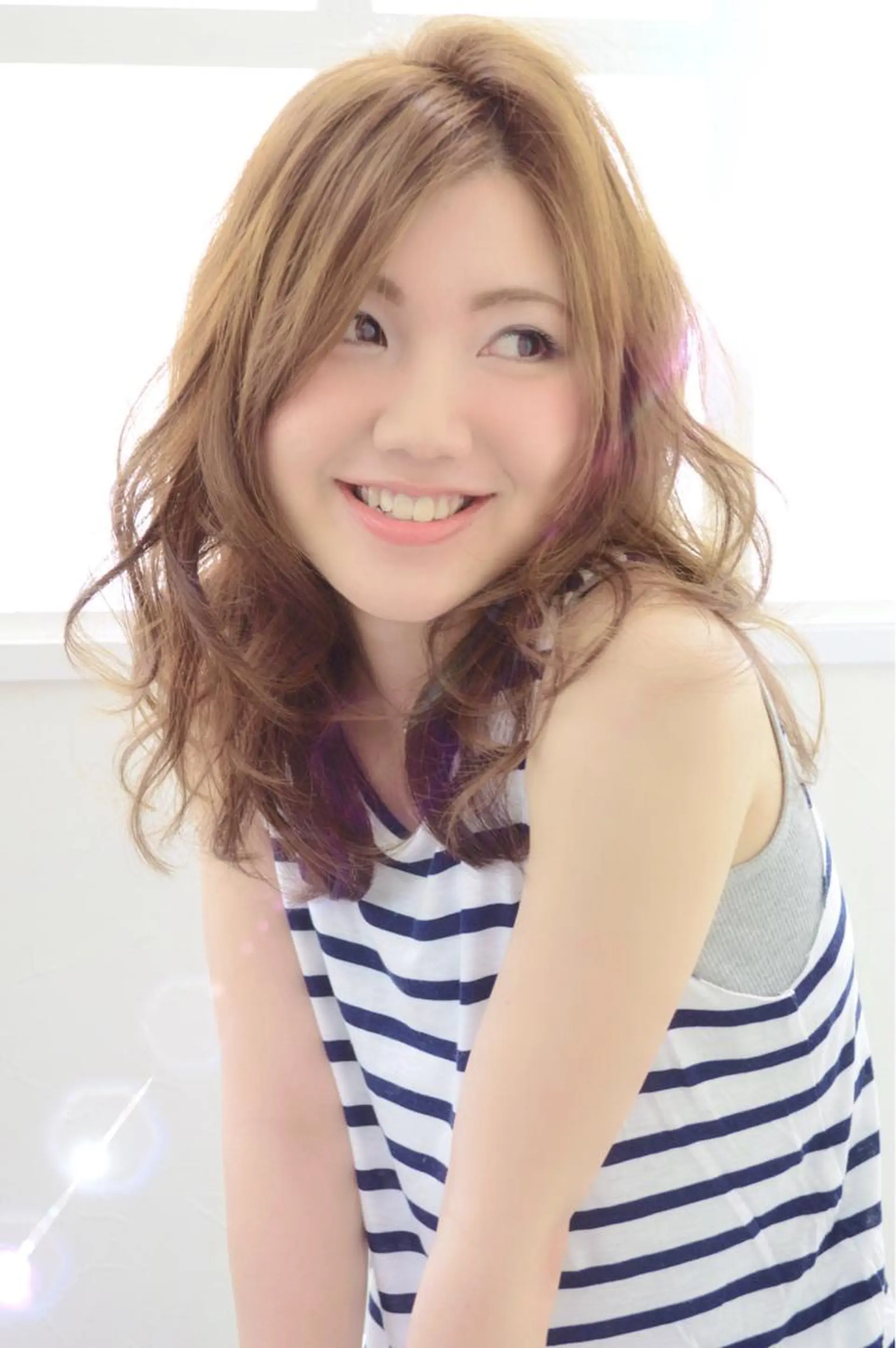 セミロング 花井 啓好のヘアスタイル