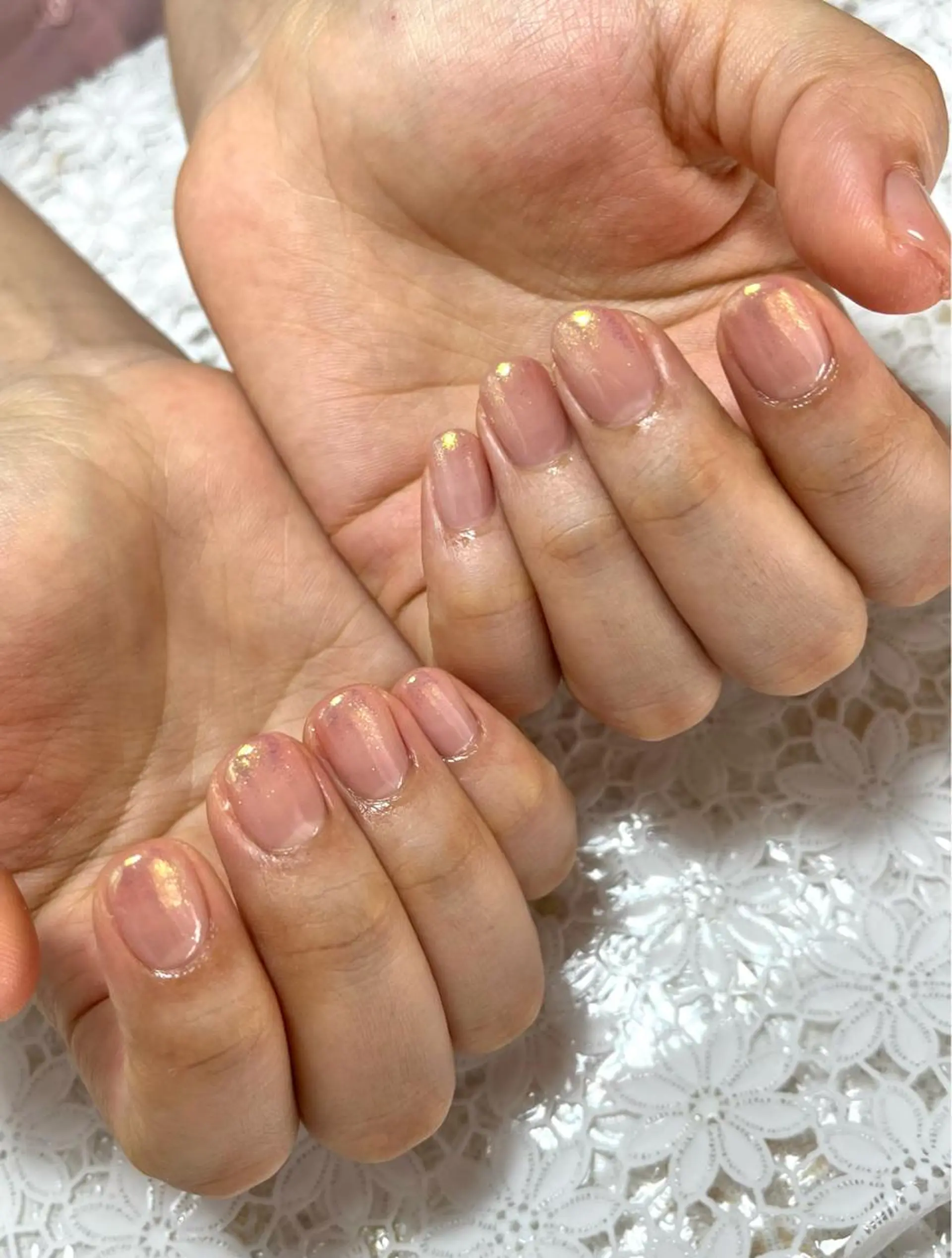 ネイル ジェルネイル 韓国ネイル ミラーネイル ワンカラーネイル パラジェル ハンドネイル nails' it...のネイルデザイン