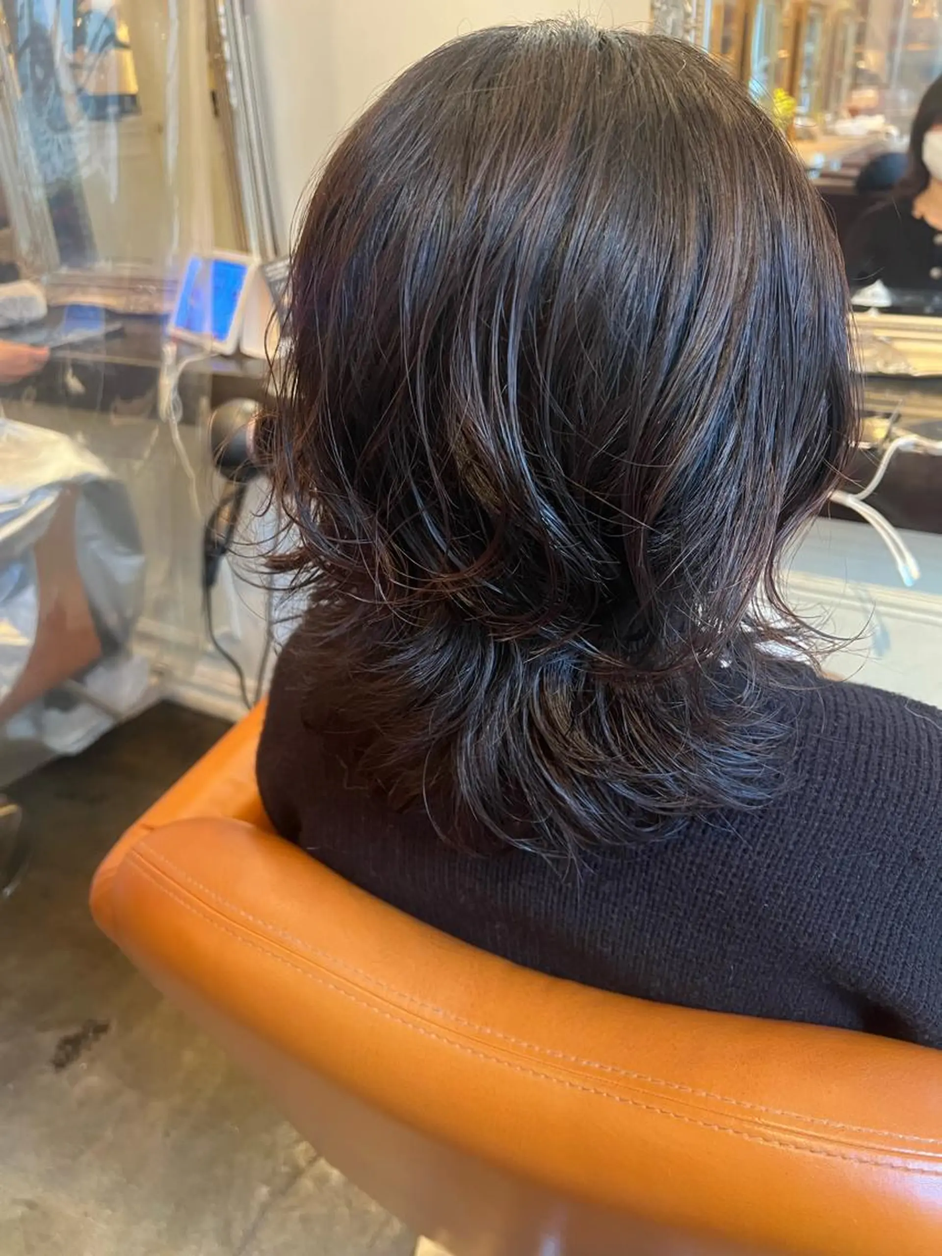 ミディアム ミディアムパーマ ウルフカット NAO🌿似合わせ トレンドhairのヘアスタイル
