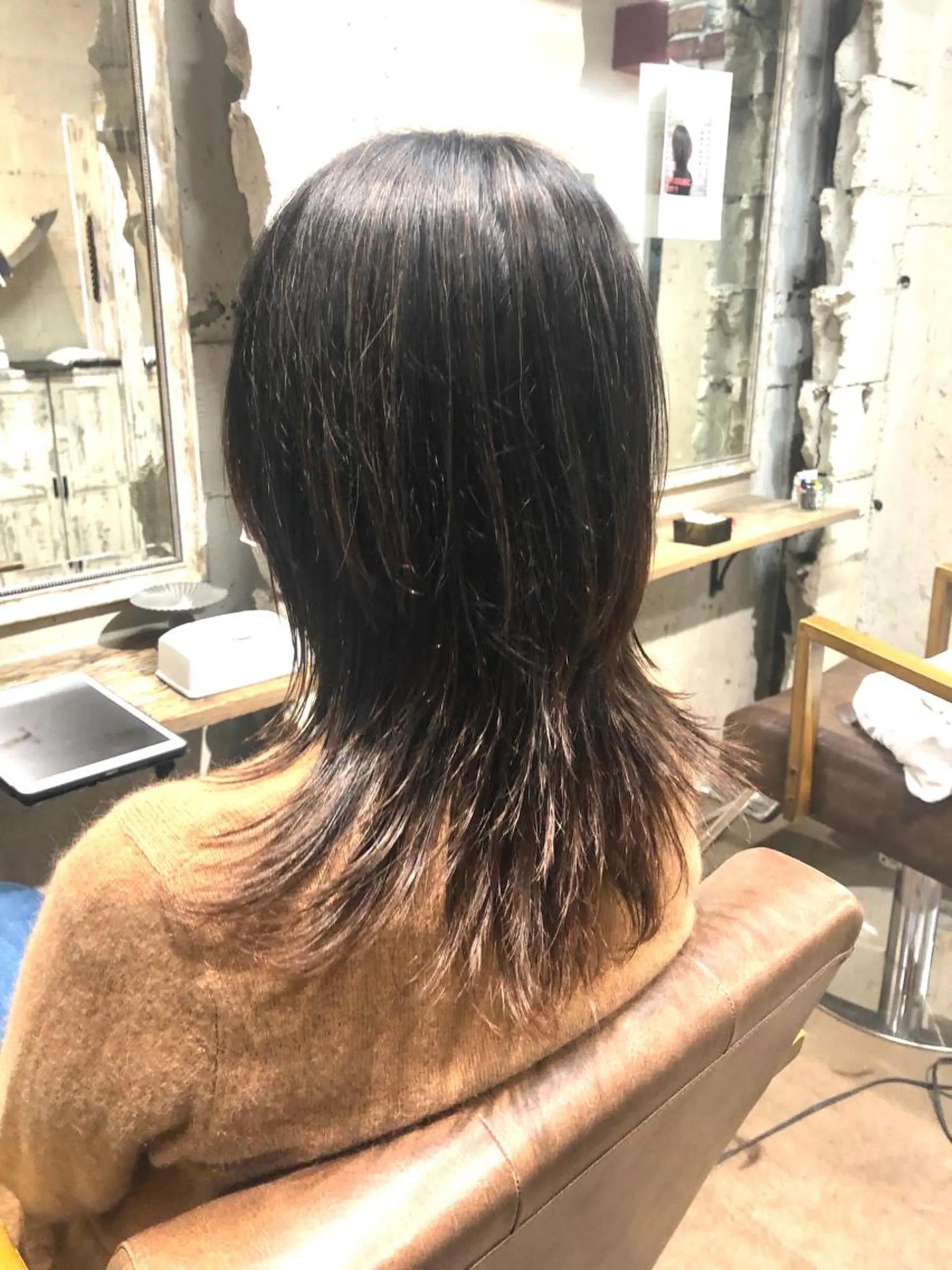 ロング ロングレイヤー レイヤーカット ロング ウルフカット 桐原 竜也のヘアスタイル