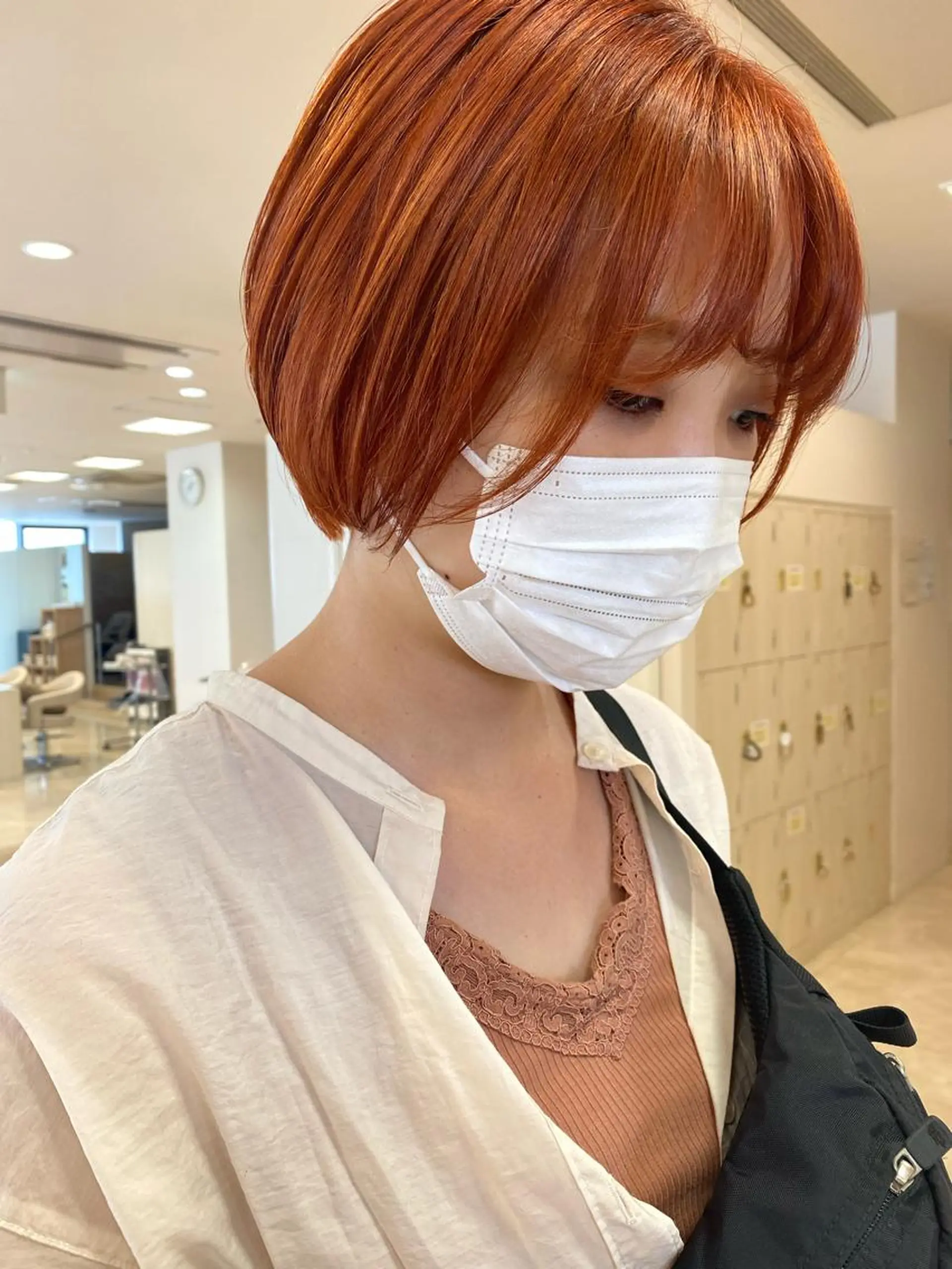 ショート カラー ヘアカラー レイヤー/ウルフ🤎 mayo.のヘアスタイル