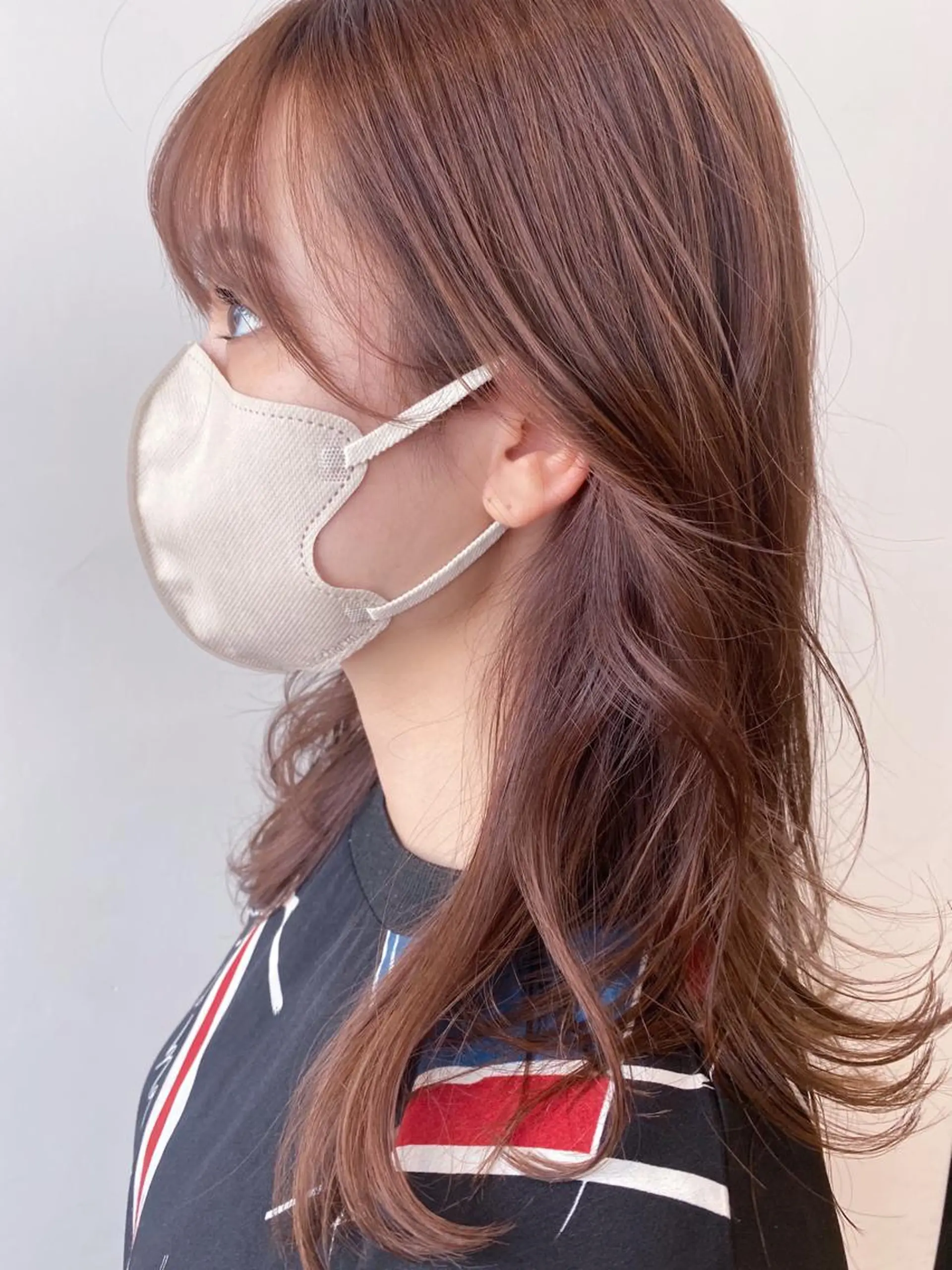 ロング カラー ベージュカラー ラベンダーカラー ピンクカラー ピンクベージュ shiori/暖色/ レイヤー/似合わせのヘアスタイル