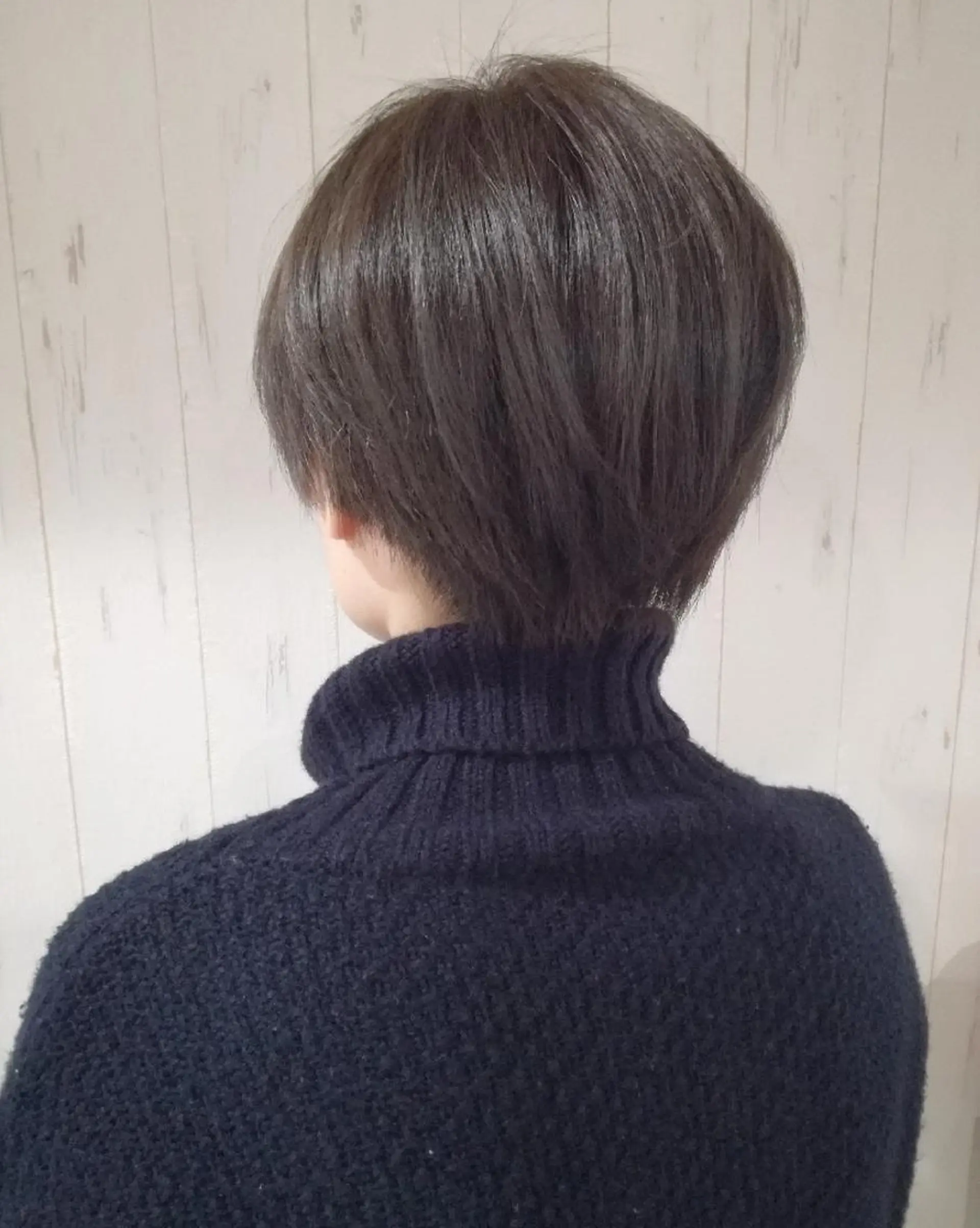 ショート カラー グレージュ ショートヘア 西川 敏夫のヘアスタイル