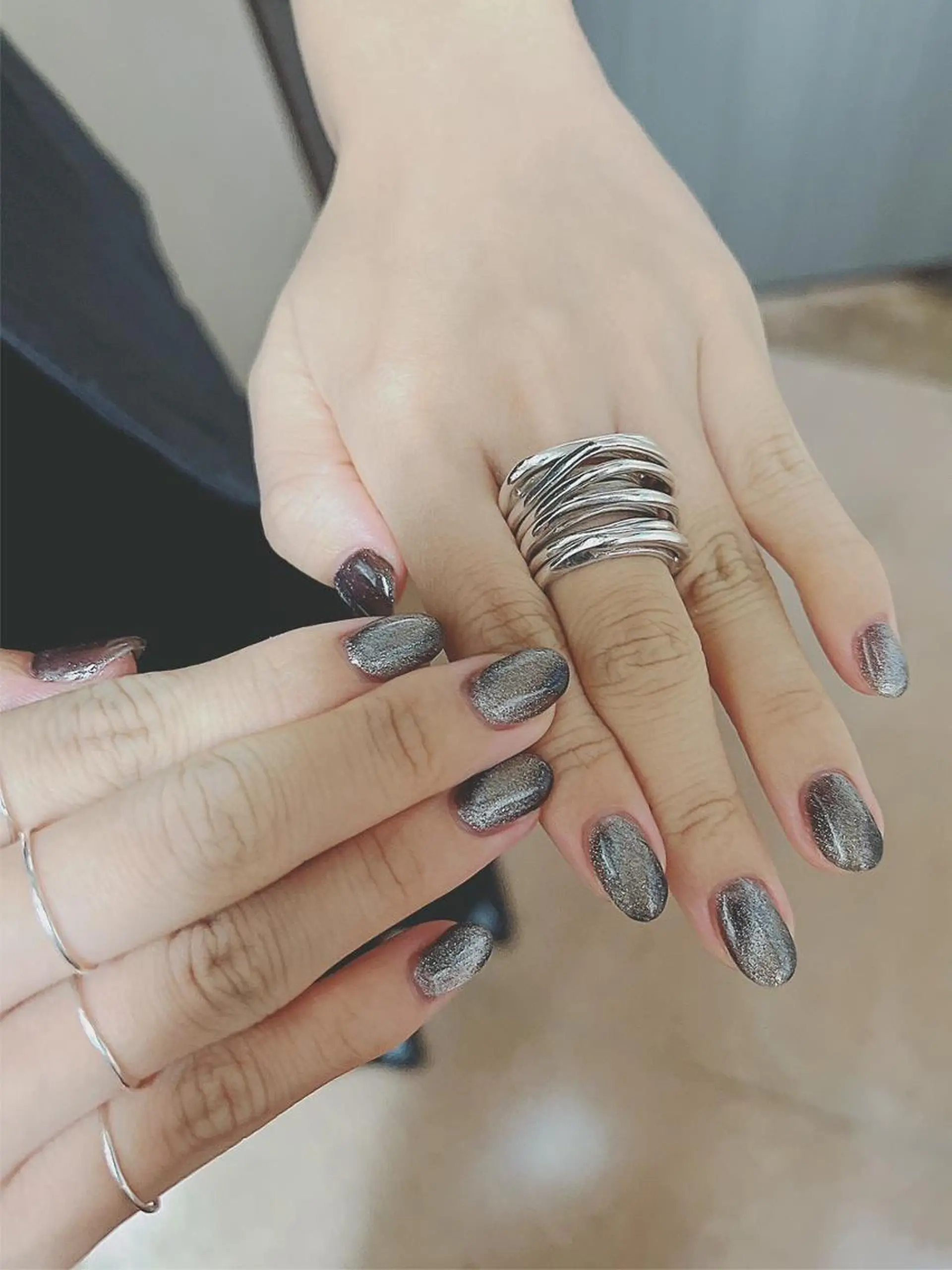 ネイル アートネイル ジェルネイル ニュアンスネイル パラジェル Nailist Honamiのネイルデザイン