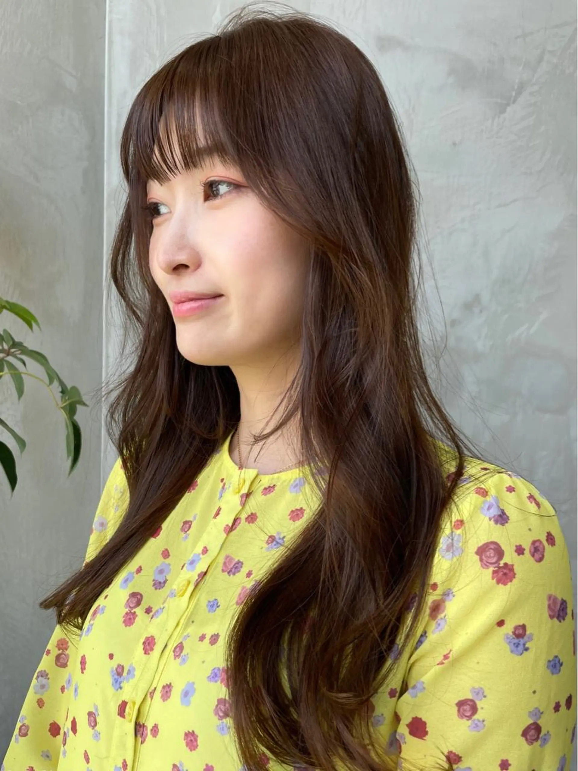 ミディアム カラー カット ヘアカラー トリートメント 🉐レイヤー/塩見 弘樹🉐渋谷のヘアスタイル