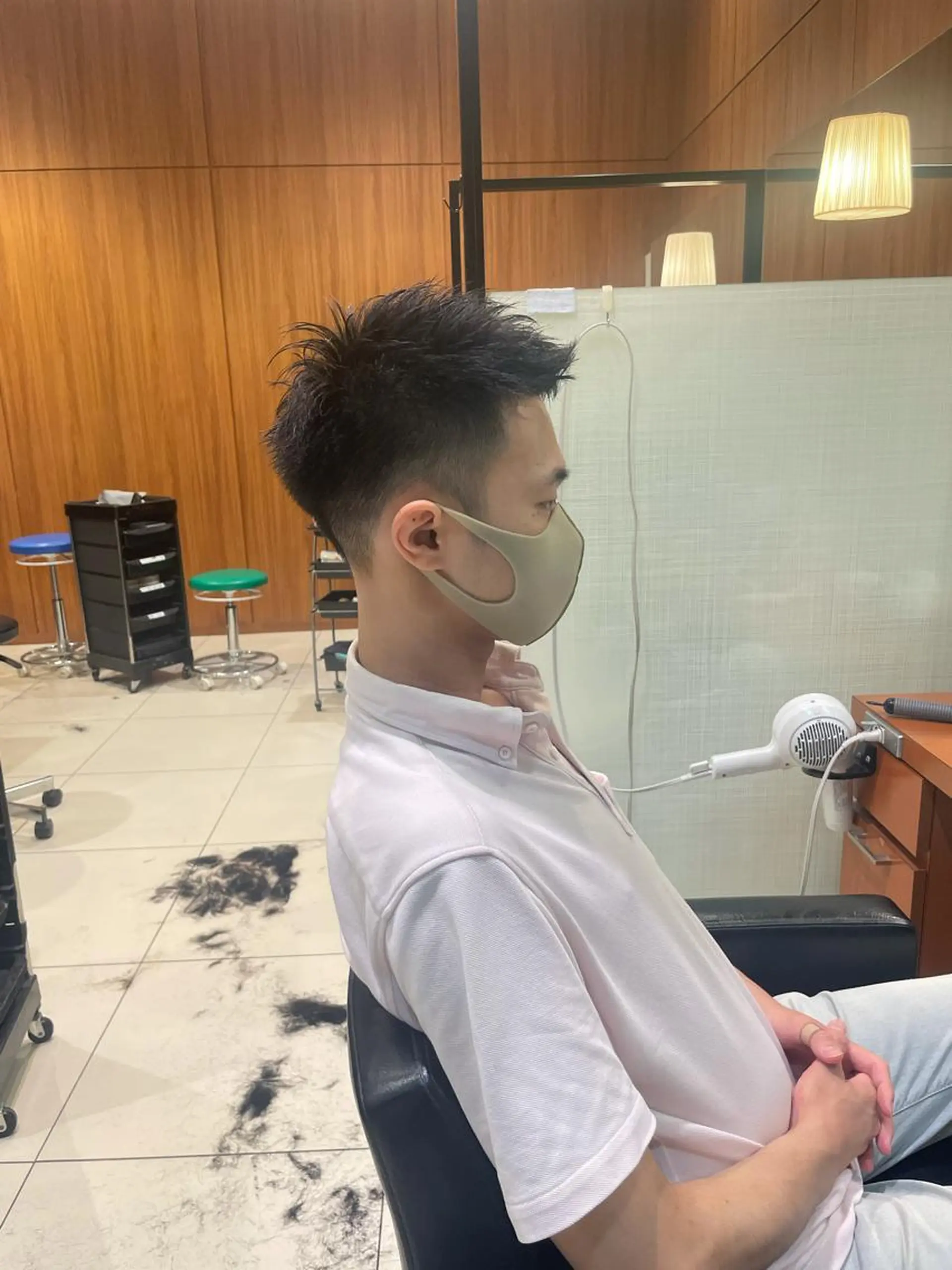 ショート メンズ 髙田 千華 髪質改善ストレートのヘアスタイル