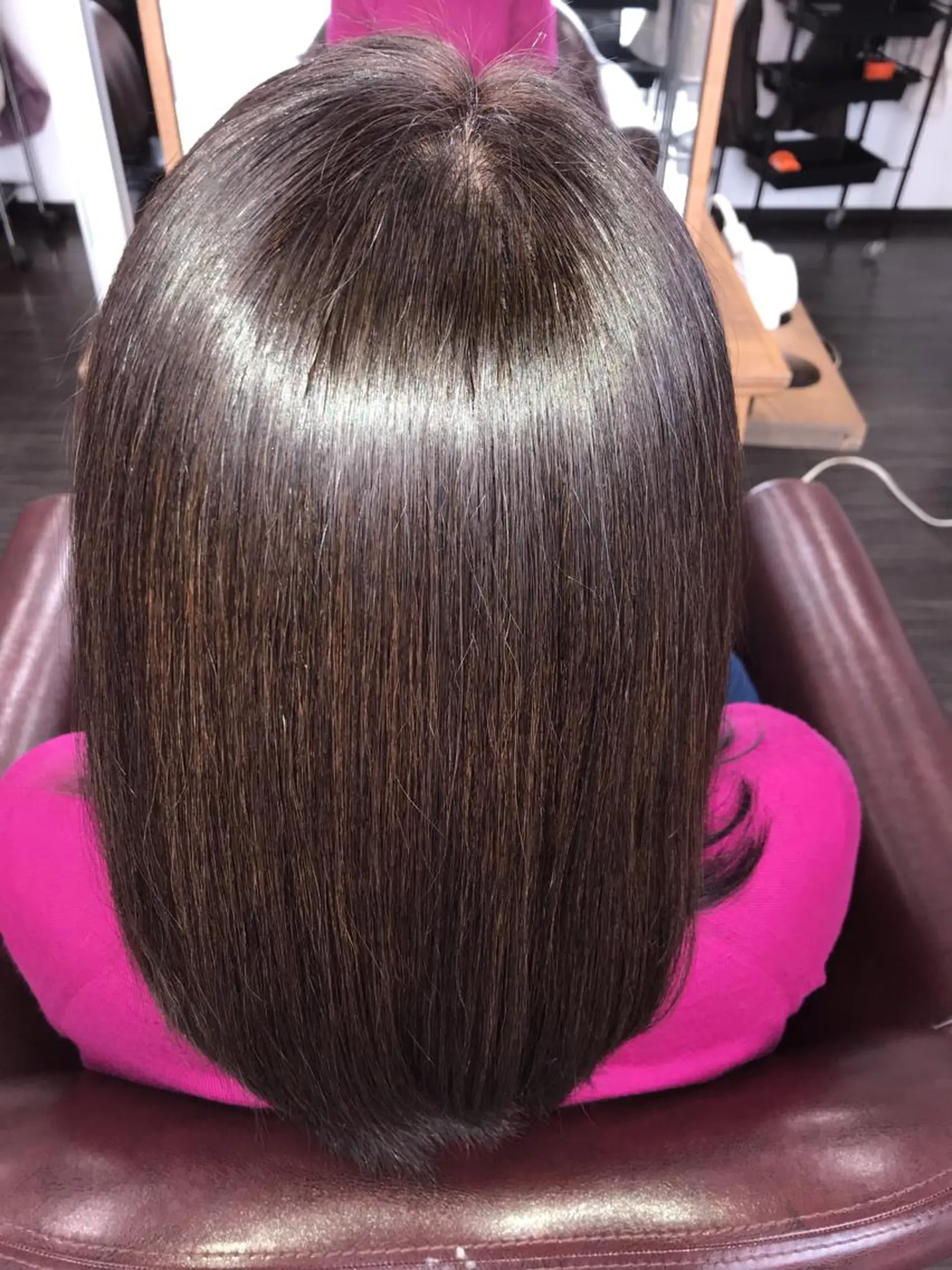 ミディアム ヘアカラー 野澤 朱里のヘアスタイル