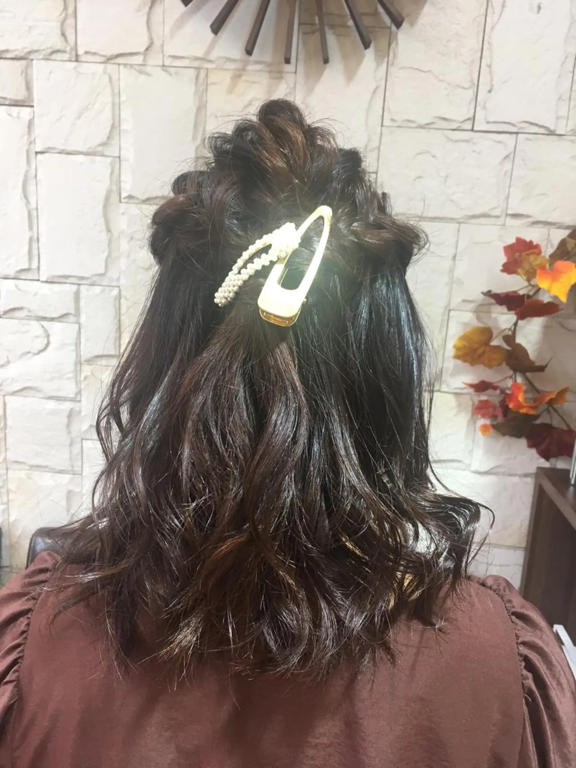 ミディアム カラー ヘアアレンジ ローズカラー ✨🌿大人可愛い愛さ れhair🌿✨松本のヘアスタイル