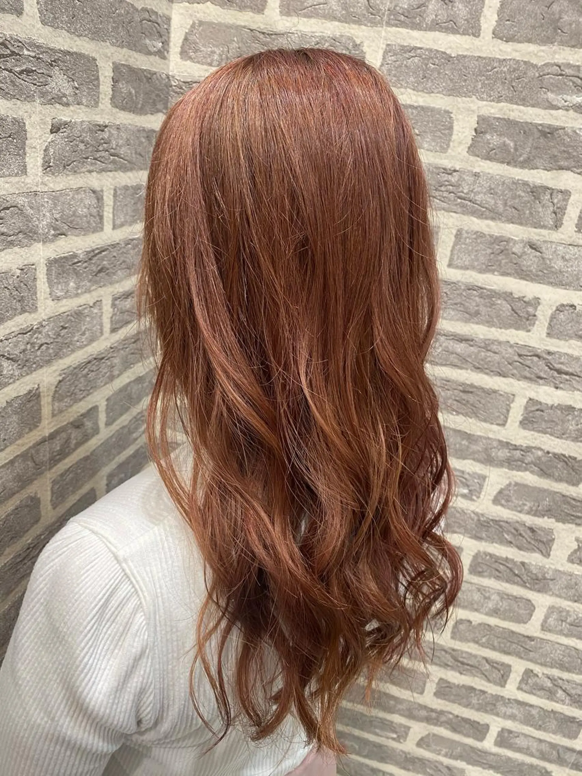 カラー ベージュカラー ピンクカラー ピンクベージュ EARTH岩槻店 azusaのヘアスタイル