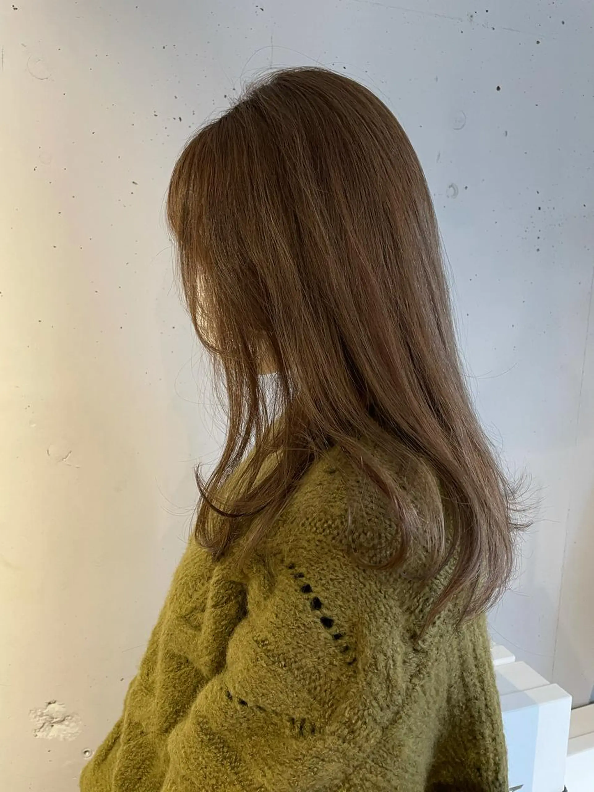 セミロング カラー カット ヘアカラー トリートメント 東 みのりのヘアスタイル