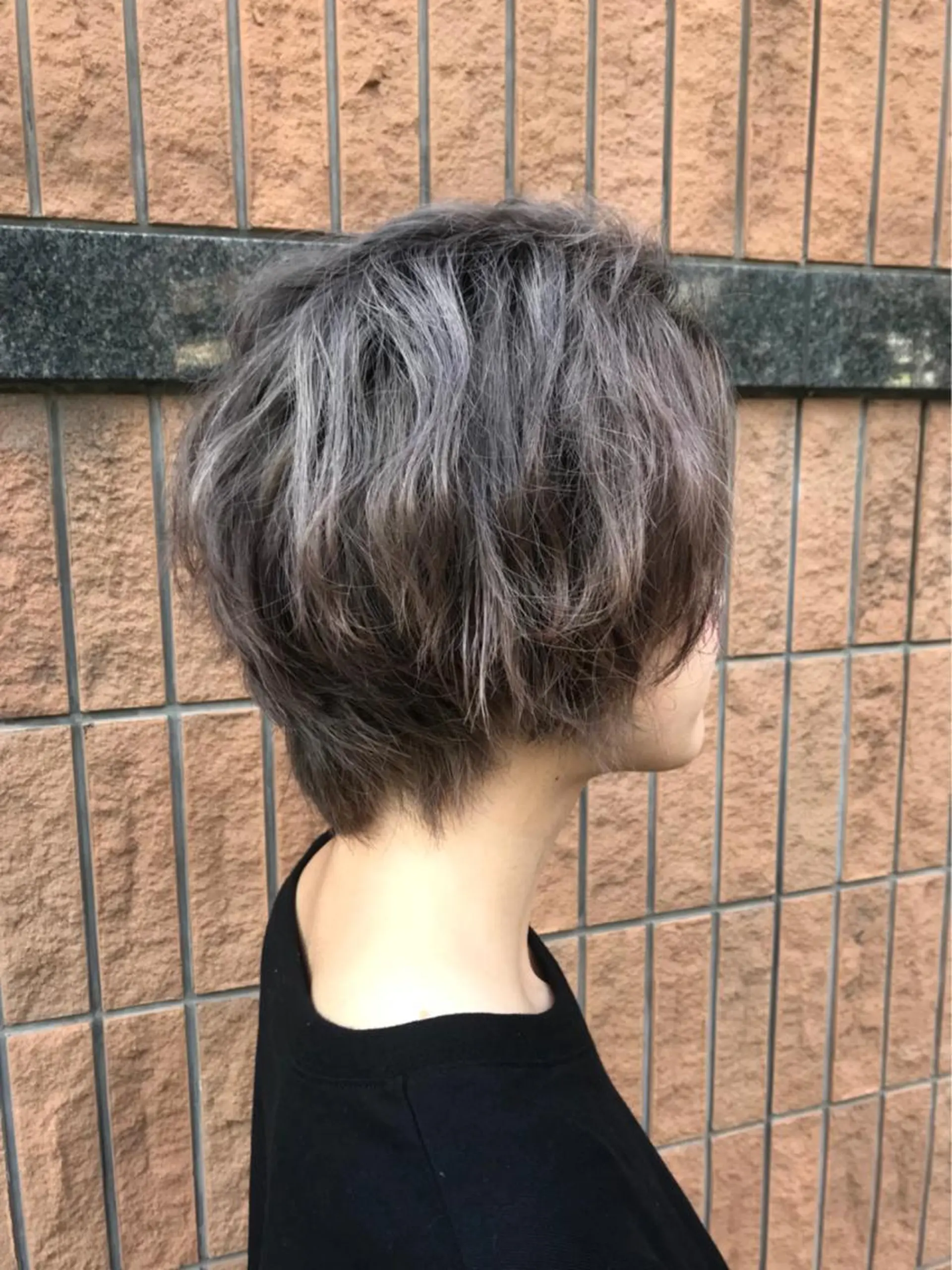 ショート 艶カラー/フェイス レイヤー/たむのヘアスタイル