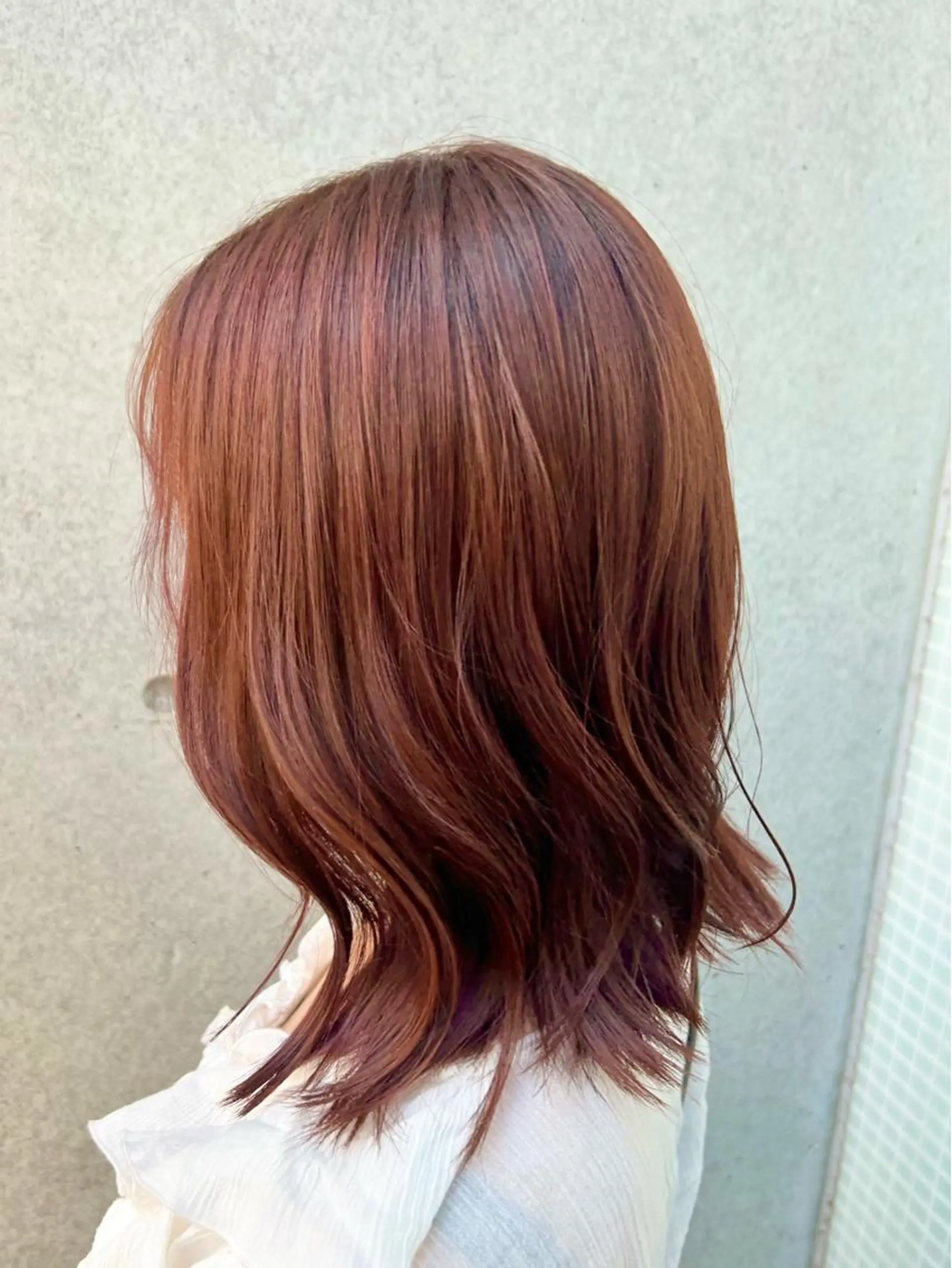 ミディアム 阪口 依美奈のヘアスタイル