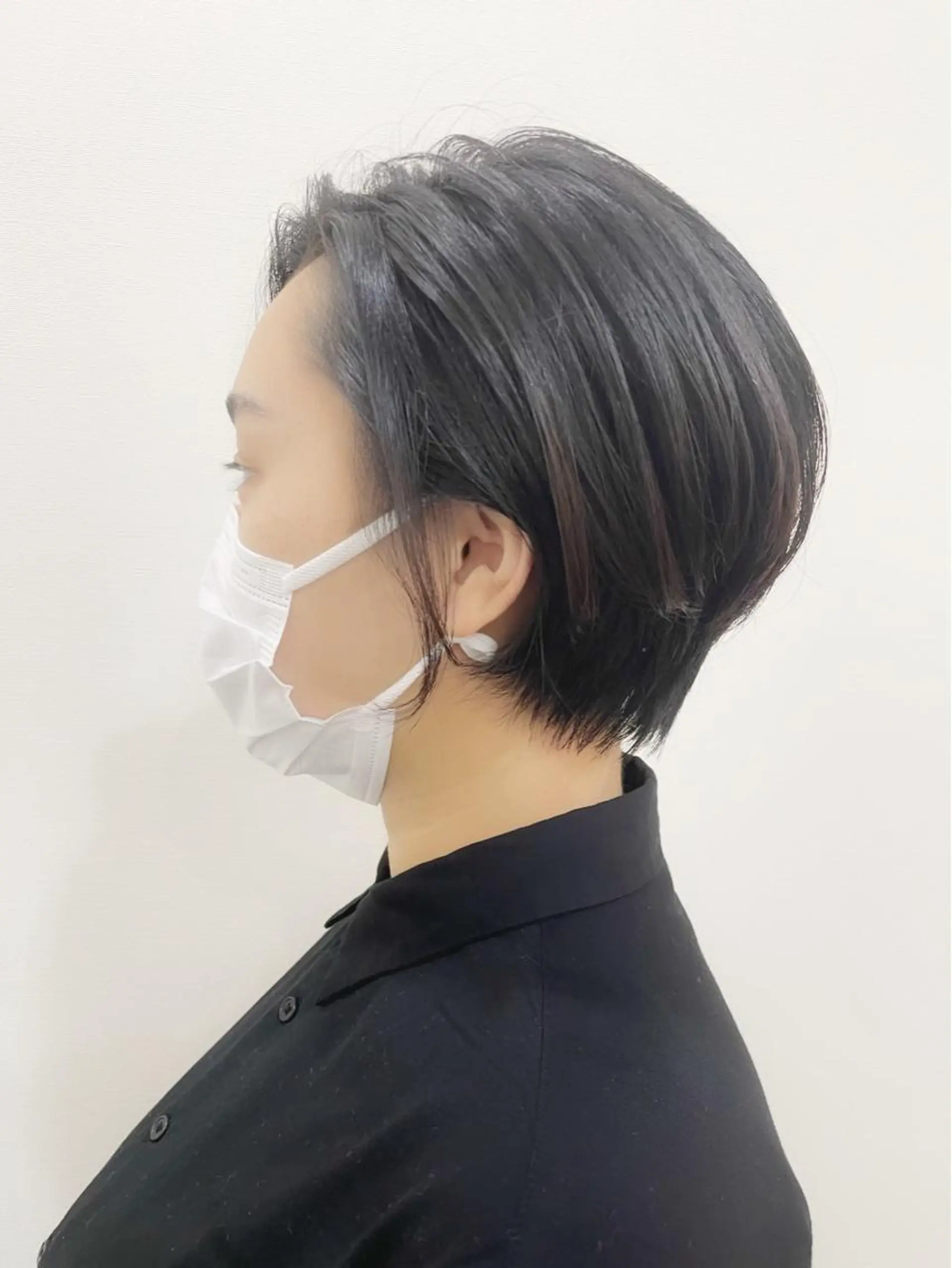 ショート 丸みショート くびれヘア くせ毛 ミセス ショートヘア 👑銀座ショート/ 絶壁補正/金子涼👑のヘアスタイル