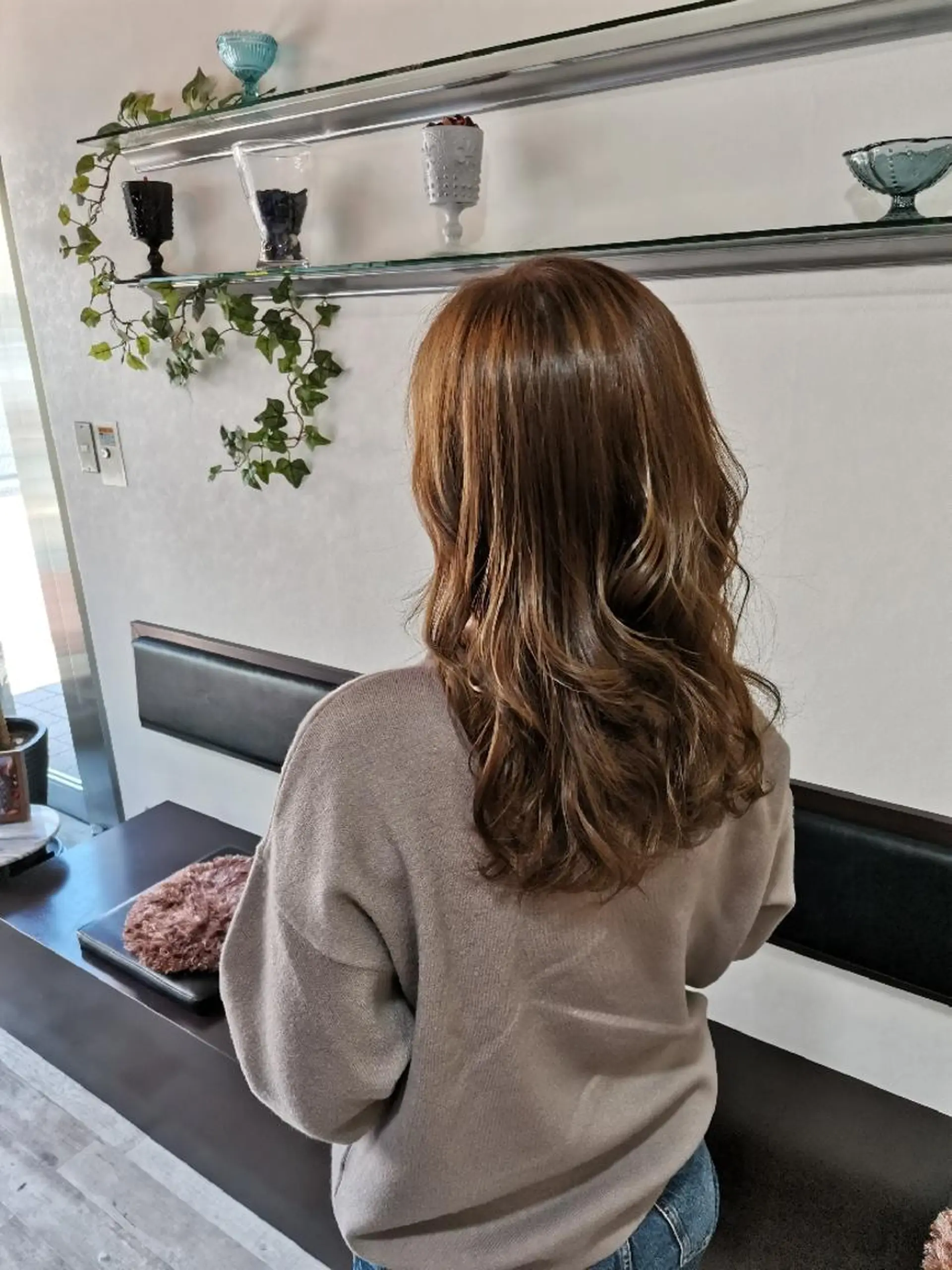 ロング カット ヘアカラー トリートメント ヘッドスパ ツヤ髪ケアカラー✨ 中谷良成のヘアスタイル