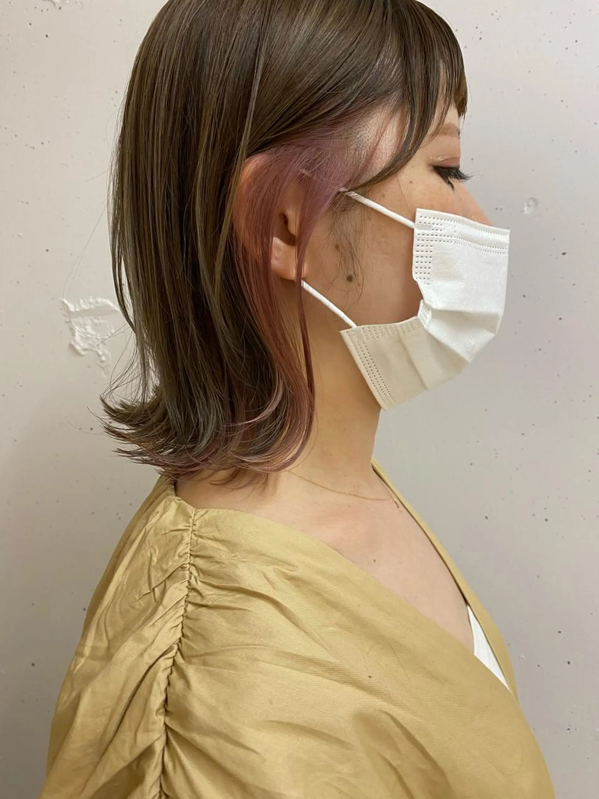 ショート 顔周りの垢抜けヘア 立山あいりのヘアスタイル