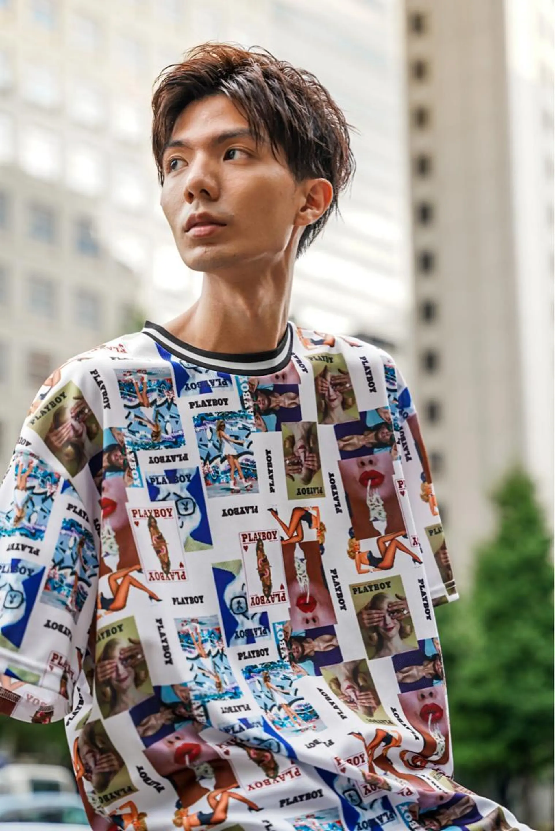 ショート カラー パーマ メンズ 撮影モデル 新宿メンズNo.1 代表:中野拓也のヘアスタイル