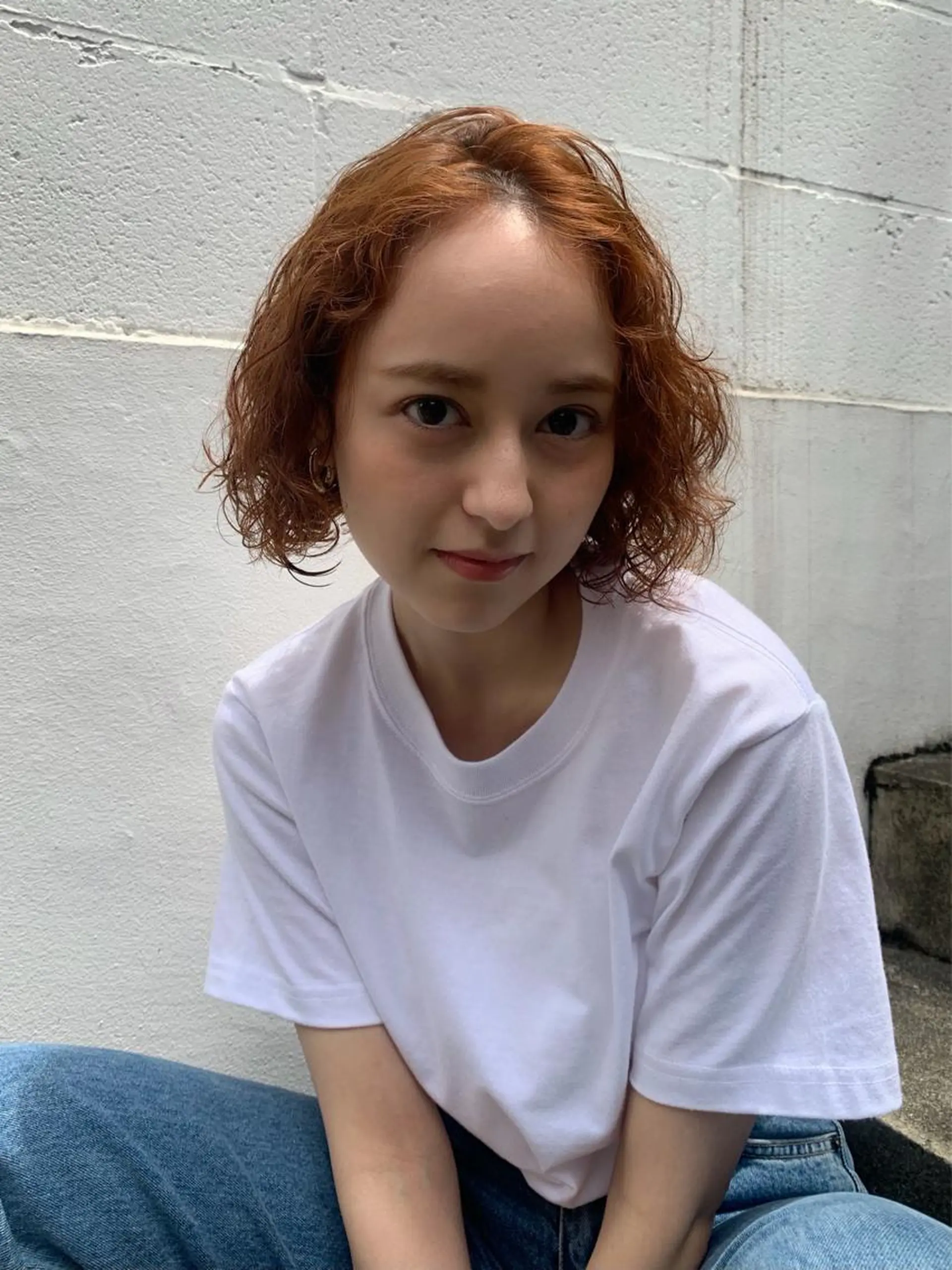 カラー オレンジ カット ヘアカラー トリートメント 山本 晶大のヘアスタイル
