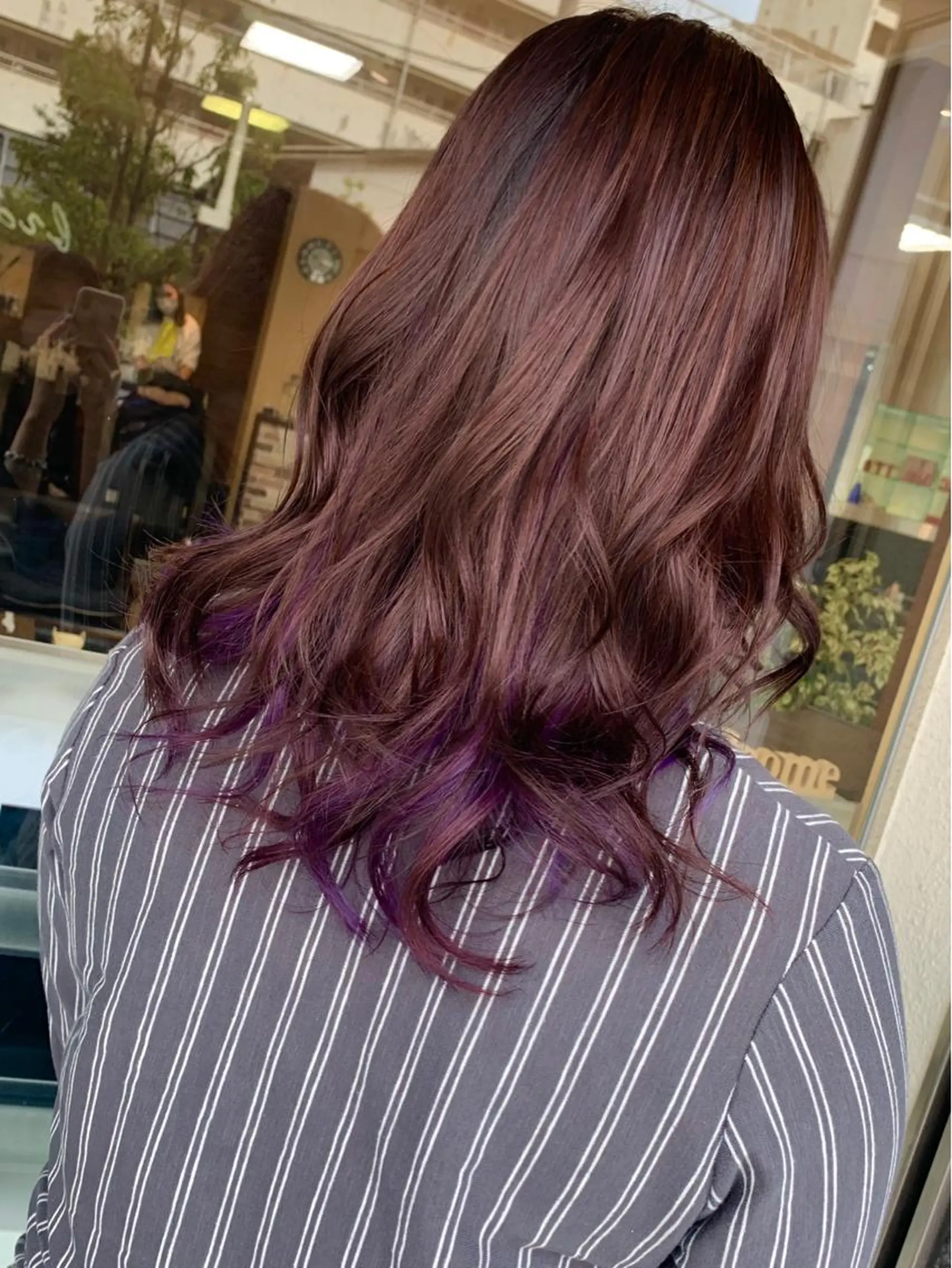 ミディアム ヘアカラー 🫧艶髪カラー🫧 森本くるみのヘアスタイル