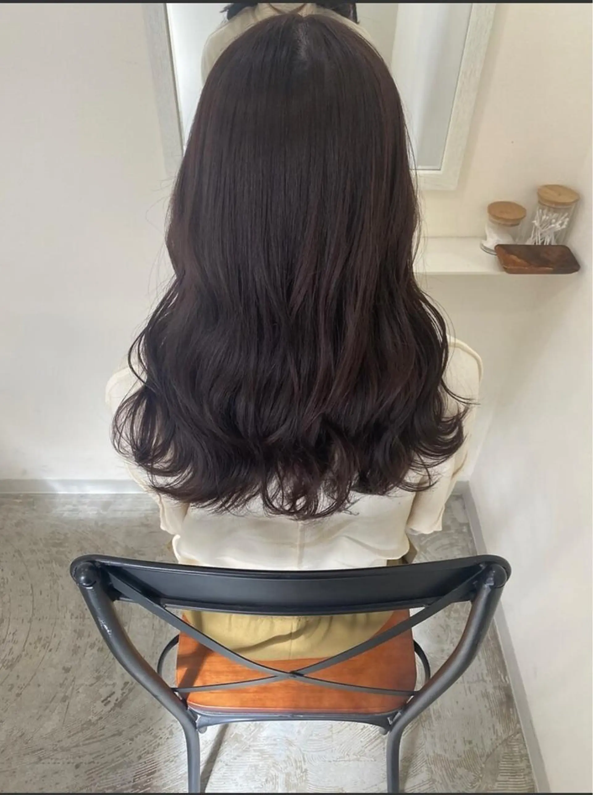 ミディアム 縮毛矯正×髪質改善 小笠原大樹のヘアスタイル