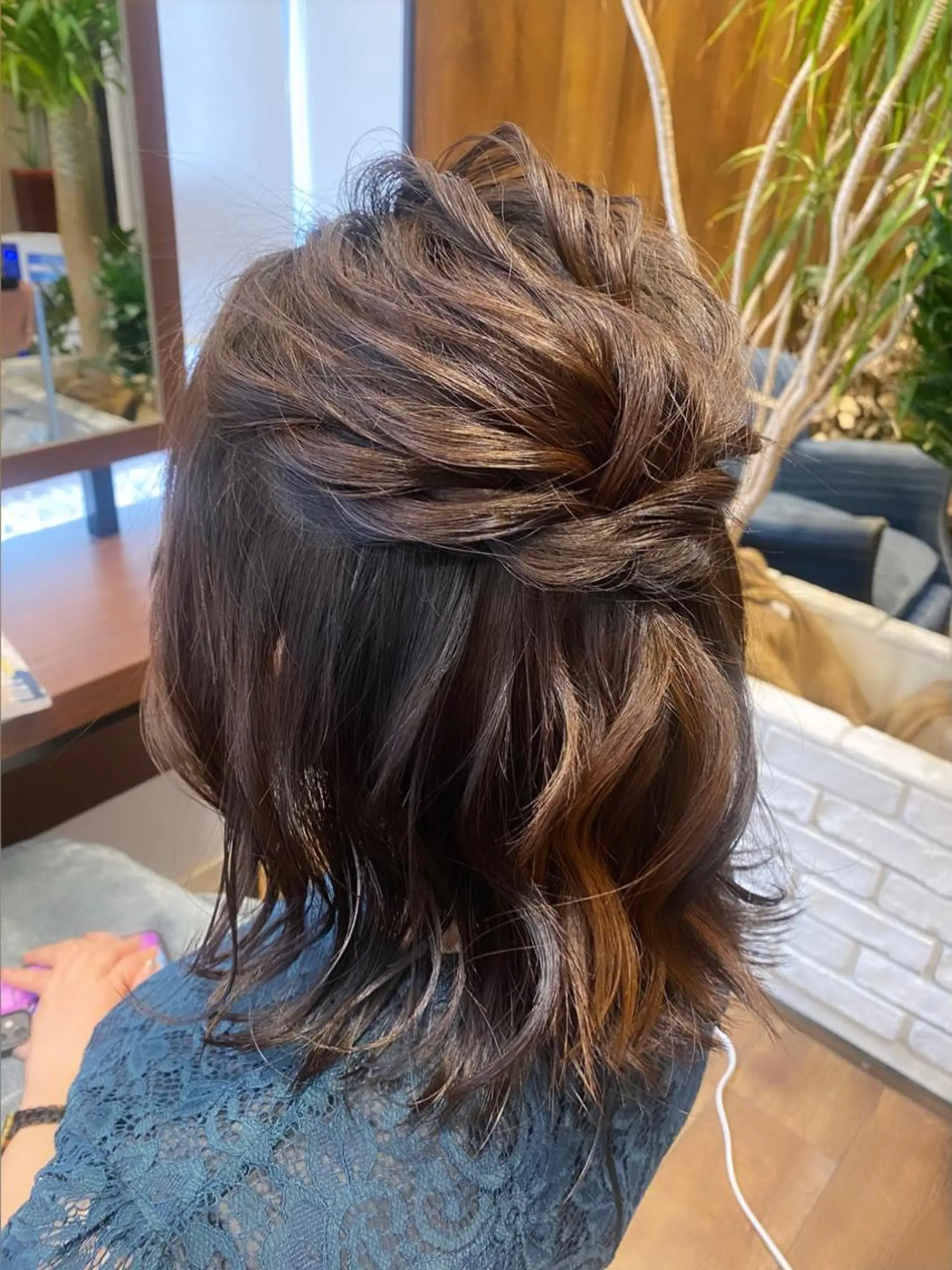 ミディアム ヘアセット mina .のヘアスタイル