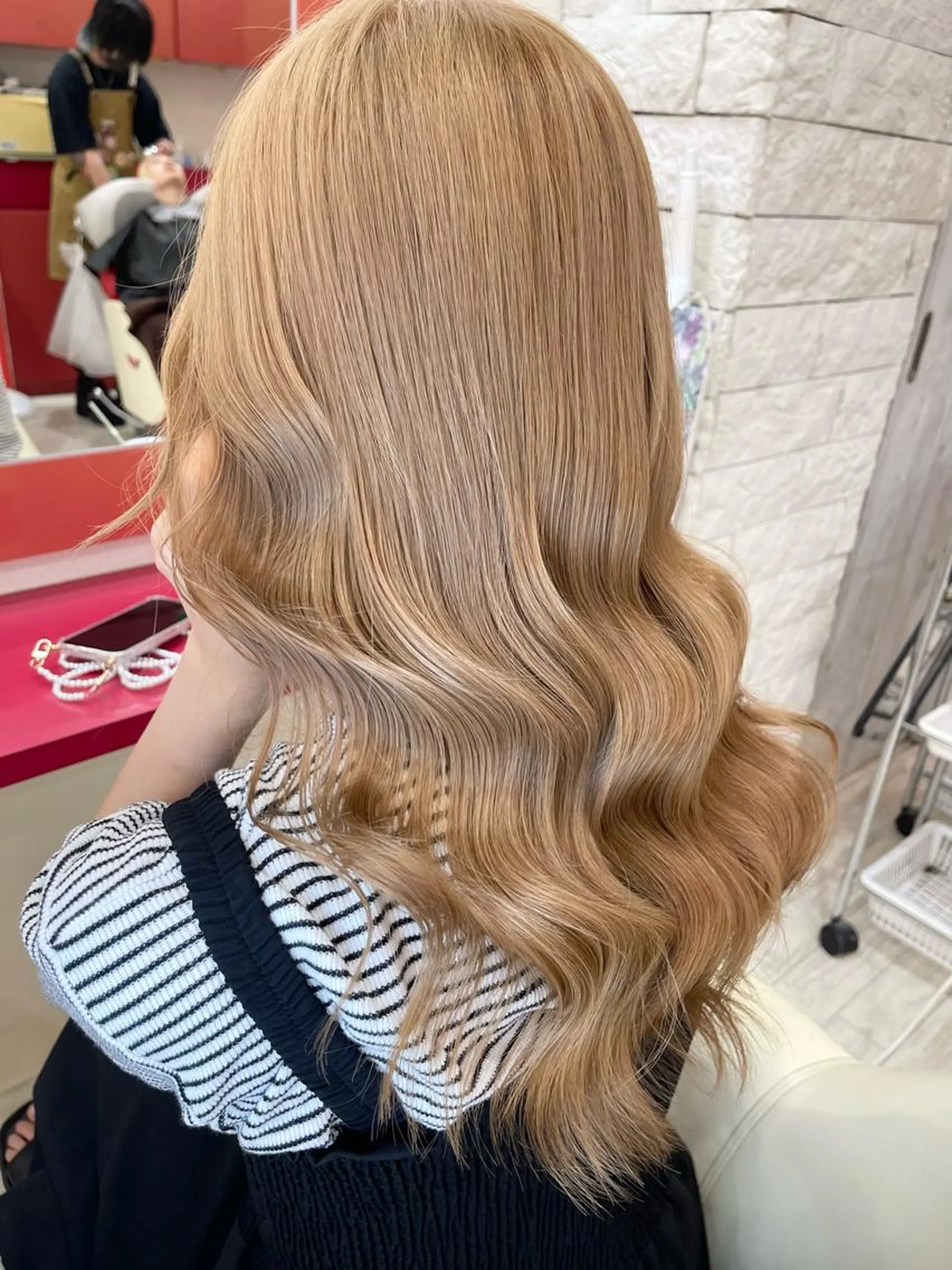 カラー ベージュカラー ミルクティーベージュ カット ヘアカラー トリートメント 名古屋のピンク好き かずくん🦩のヘアスタイル