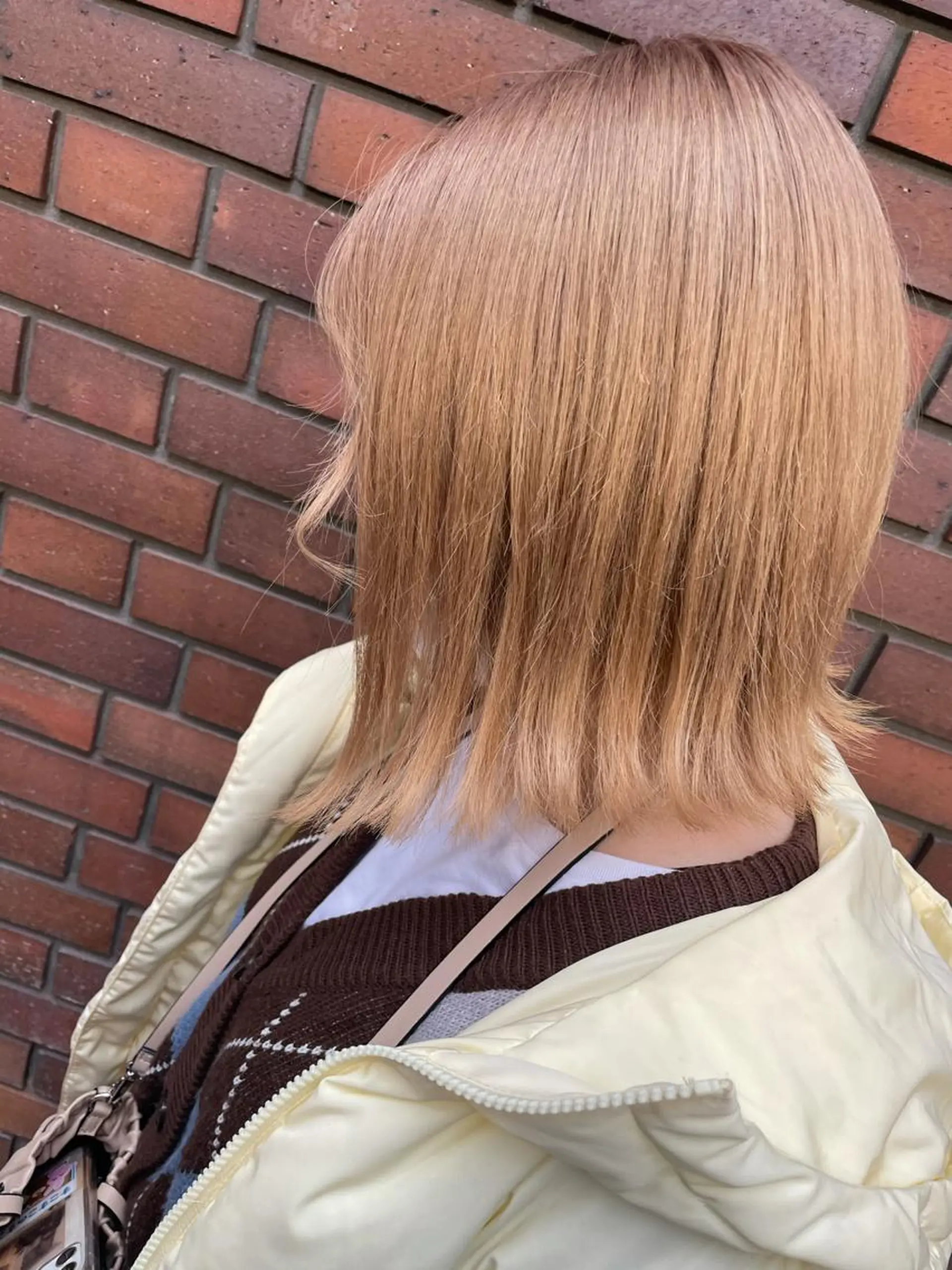 ミディアム 切りっぱなしボブ ボブ 大泉 美久のヘアスタイル